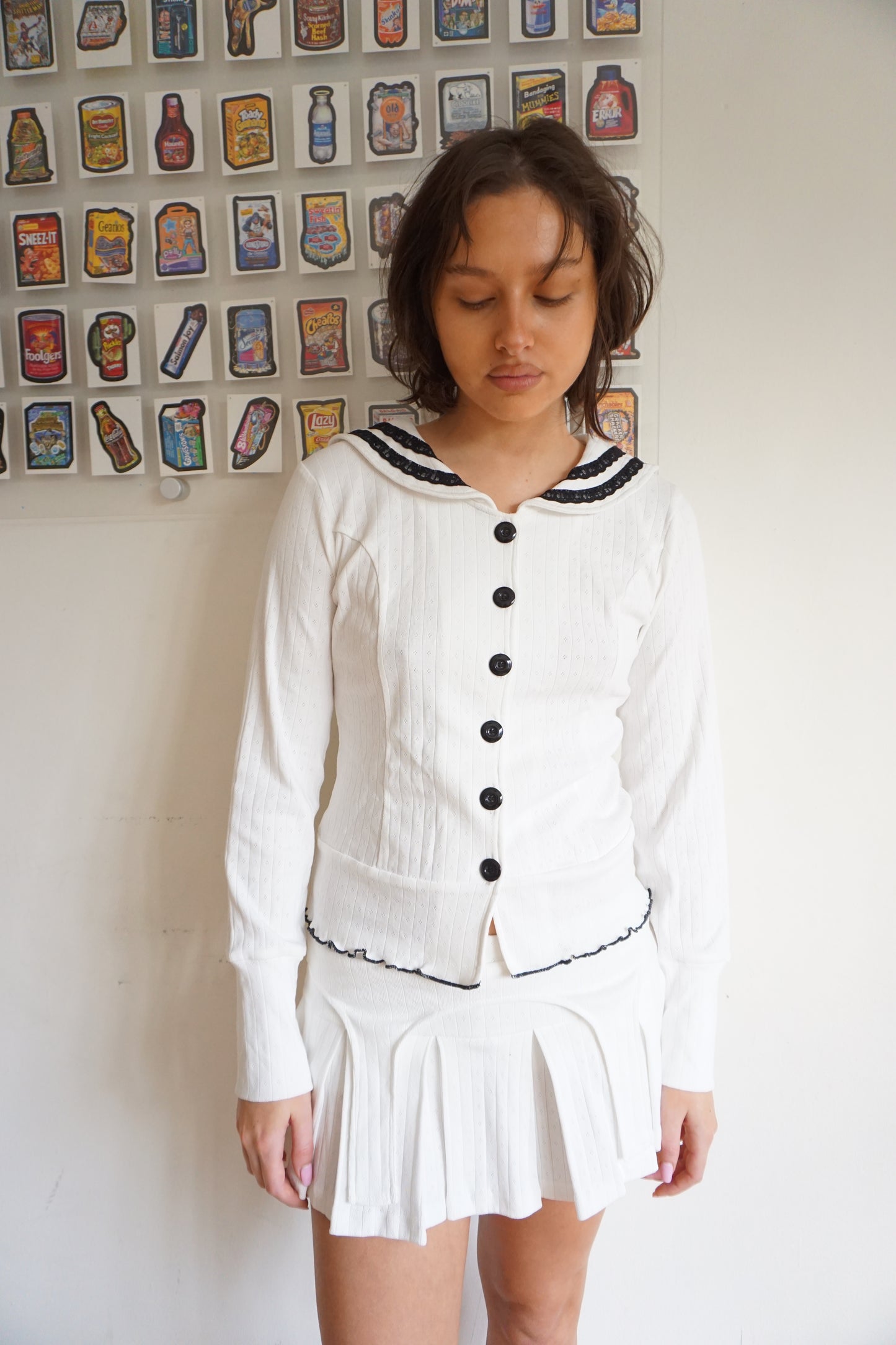 White Sailor Cardigan
