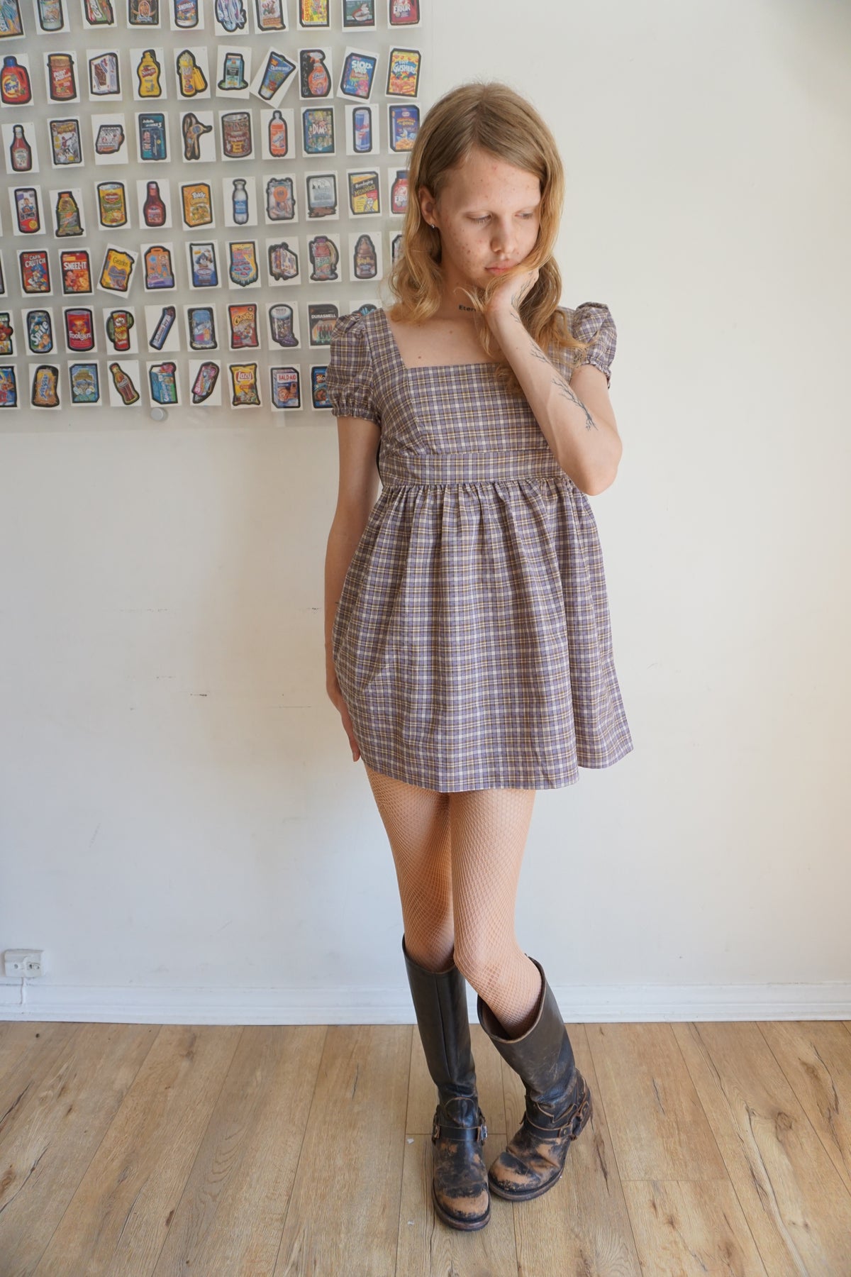 Fiona Plaid Dress