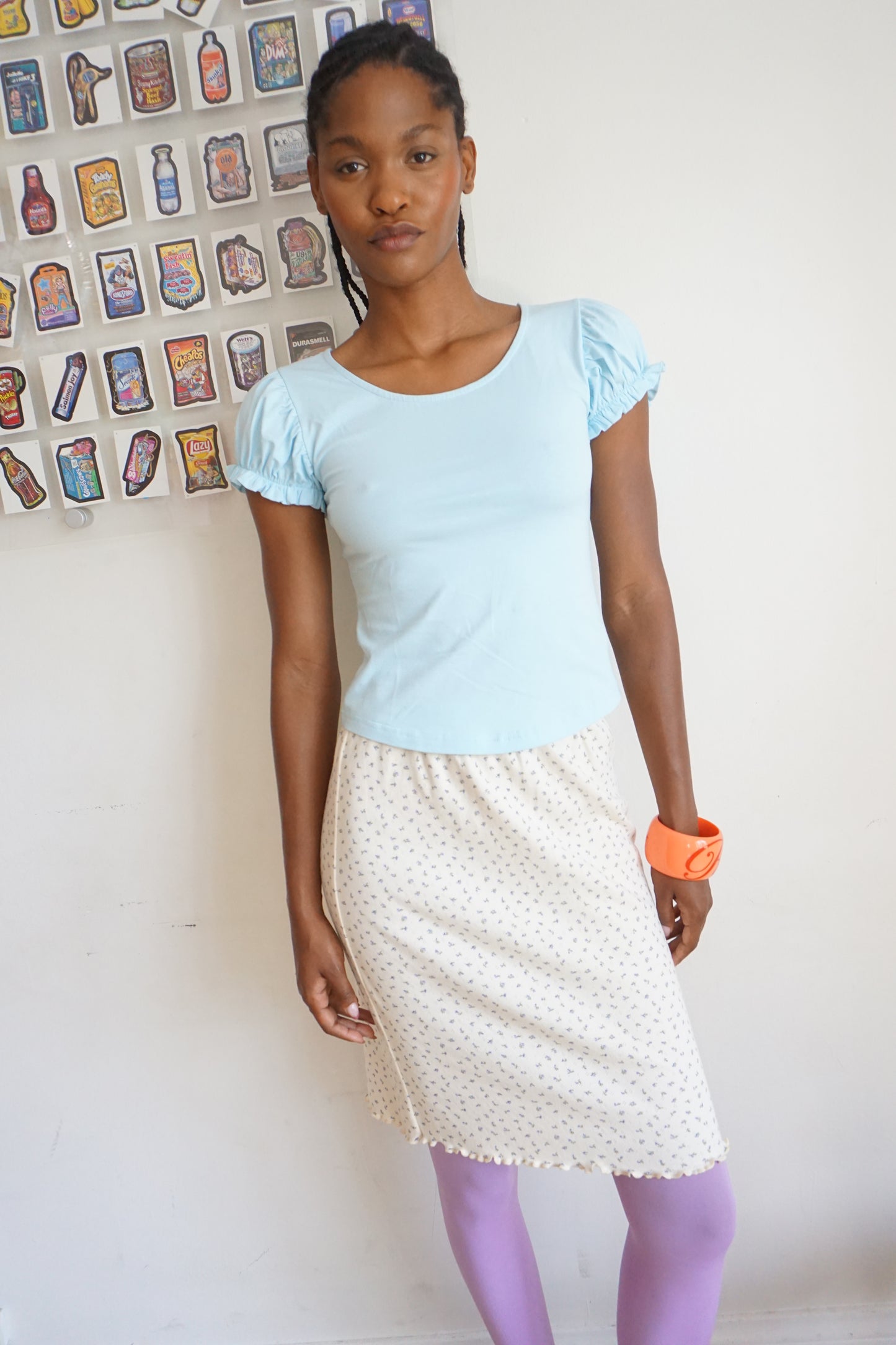 Forget Me Not Pointelle Skirt 1/1
