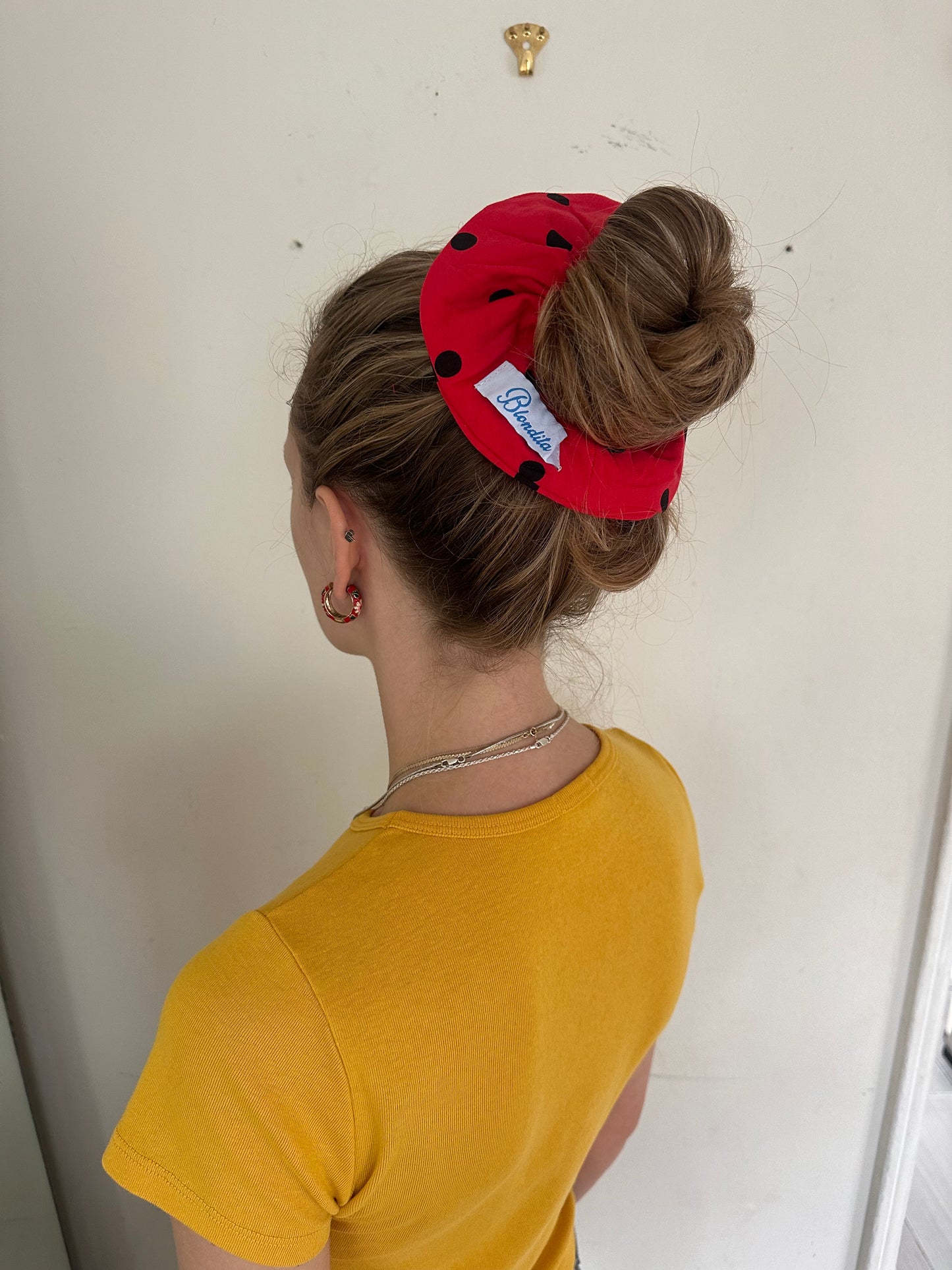 Lola Ladybug Polkadot Scrunchie