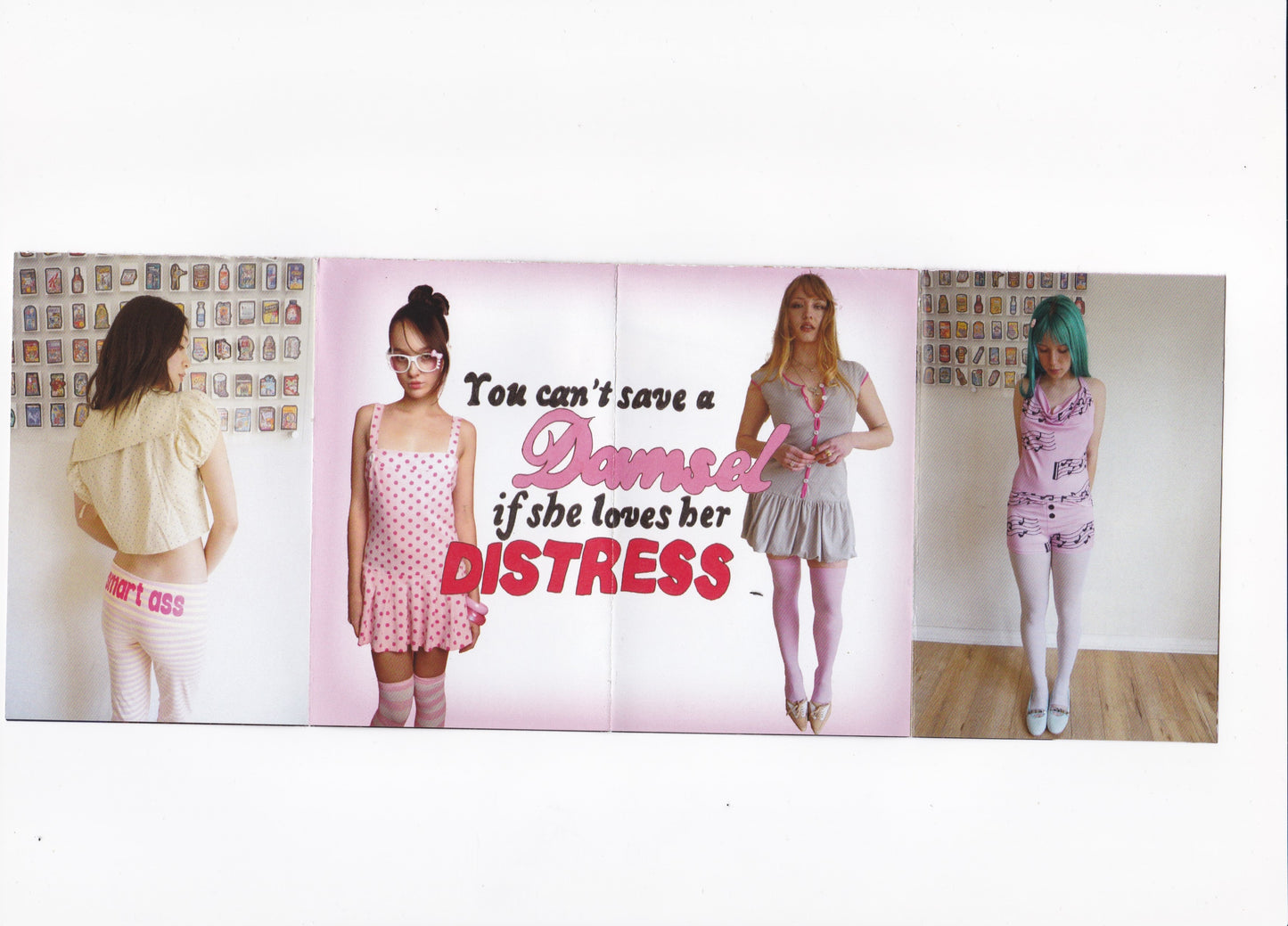 Collage of girls wearing colorful clothes