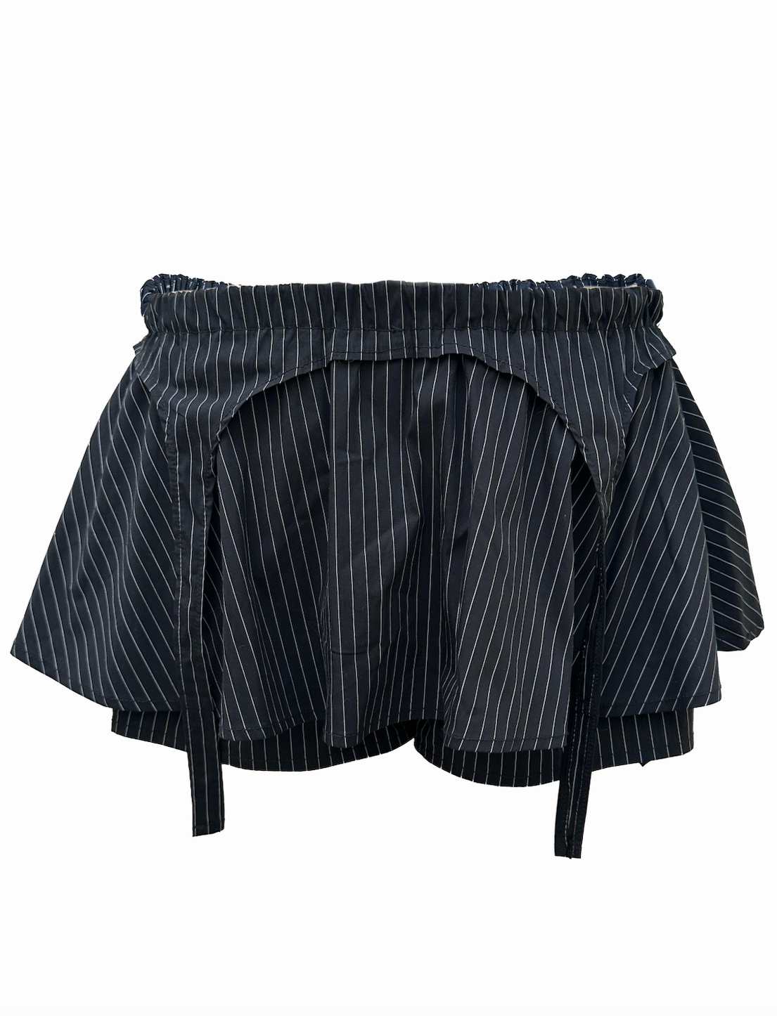 Pinstripe Garter Skort