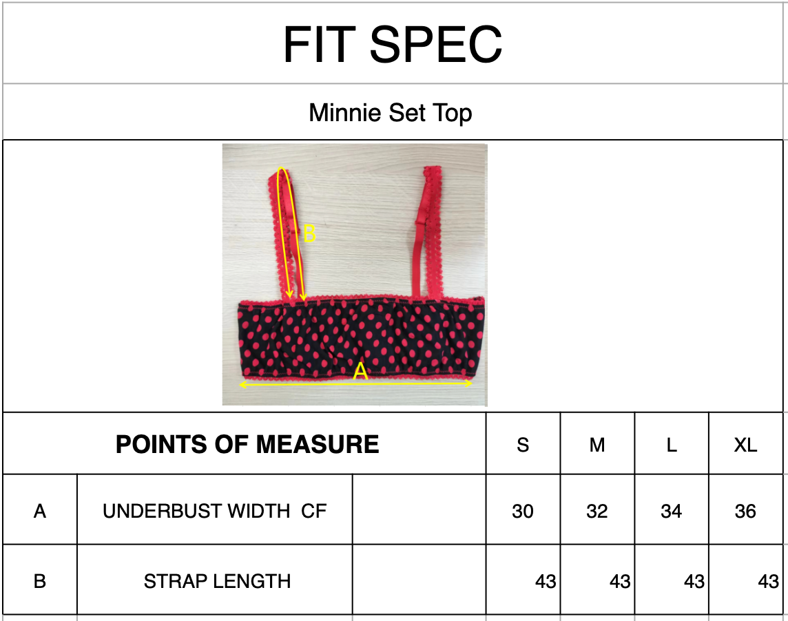 Minnie Underwear Set