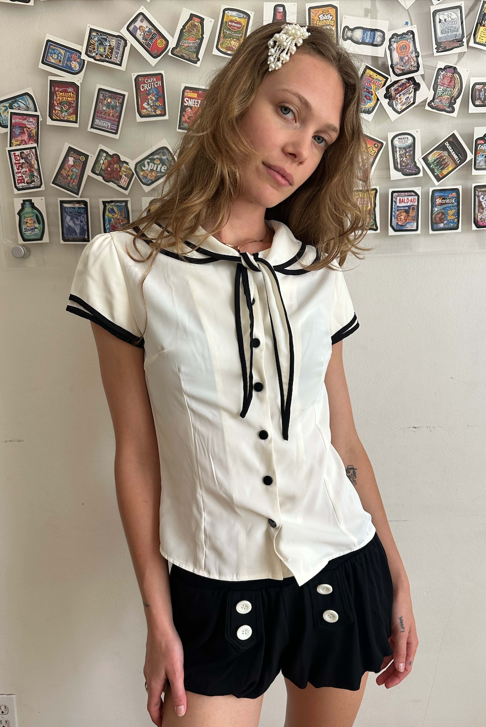 Anne Top White