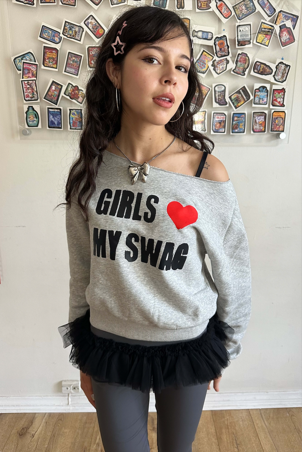GIRLS <3 MY SWAG SWEATSHIRT