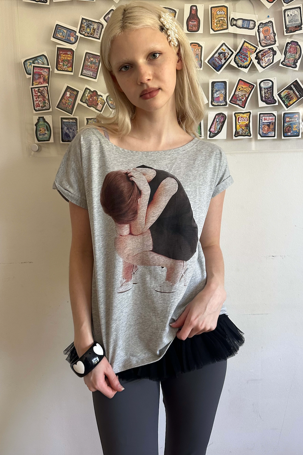 Mood Af Off Shoulder Tee