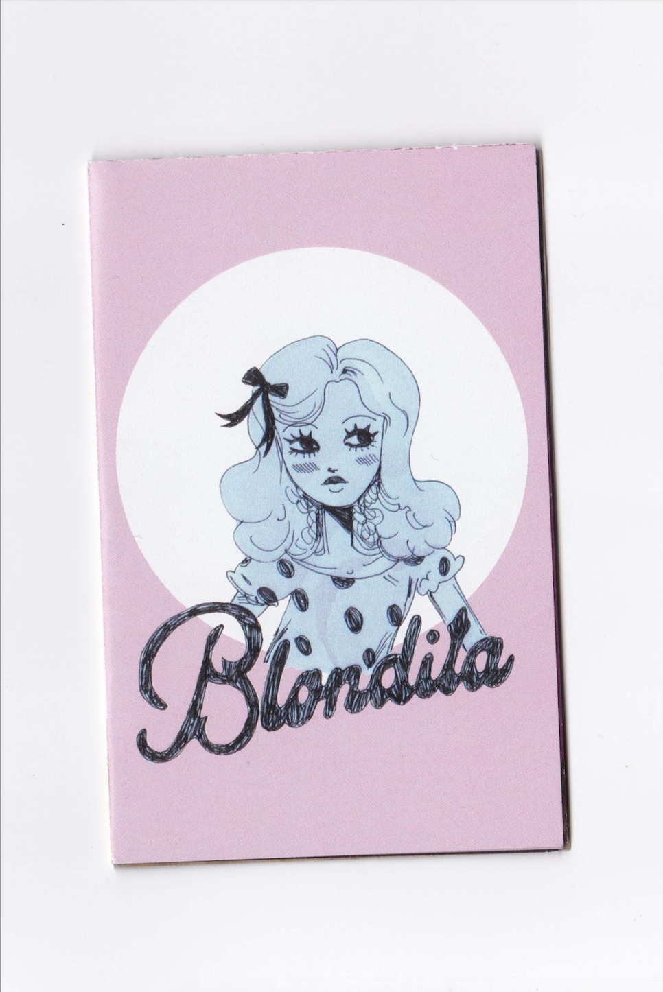 Pink Photo Zine with Girl On Cover