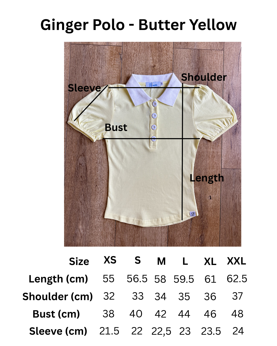 Ginger Polo Butter Yellow