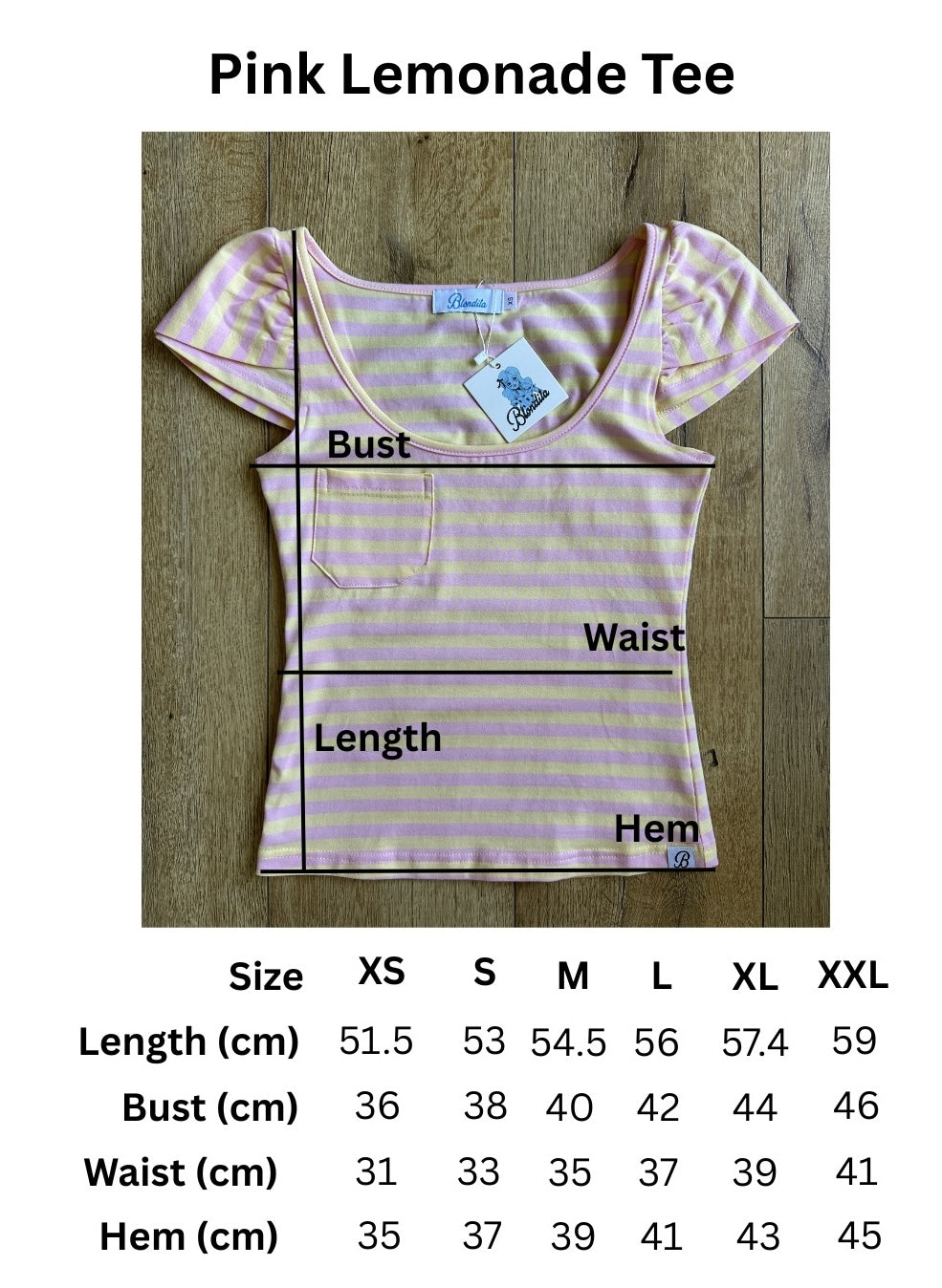 Pink Lemonade Short Sleeve Top