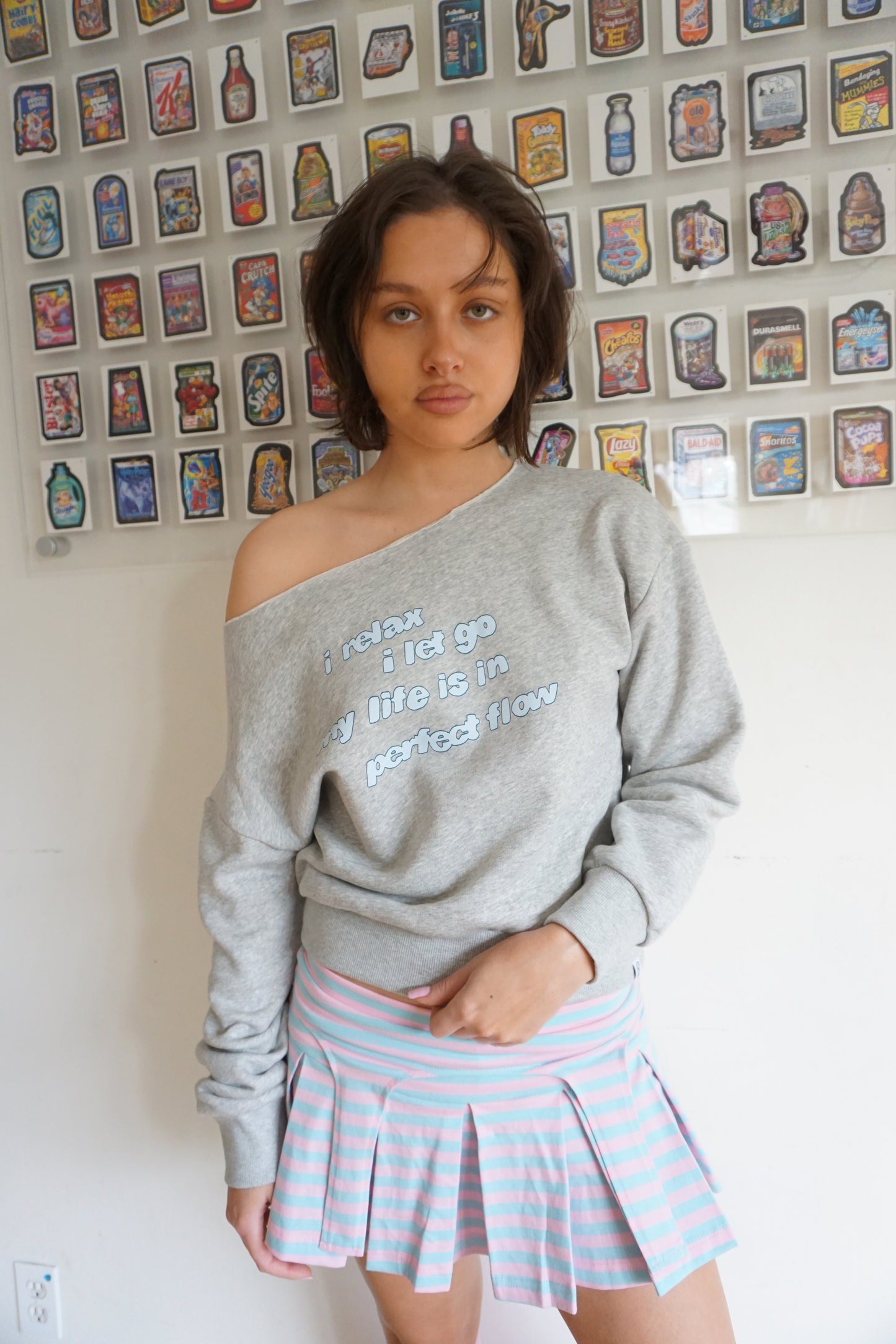 iRelax Off Shoulder Sweatshirt