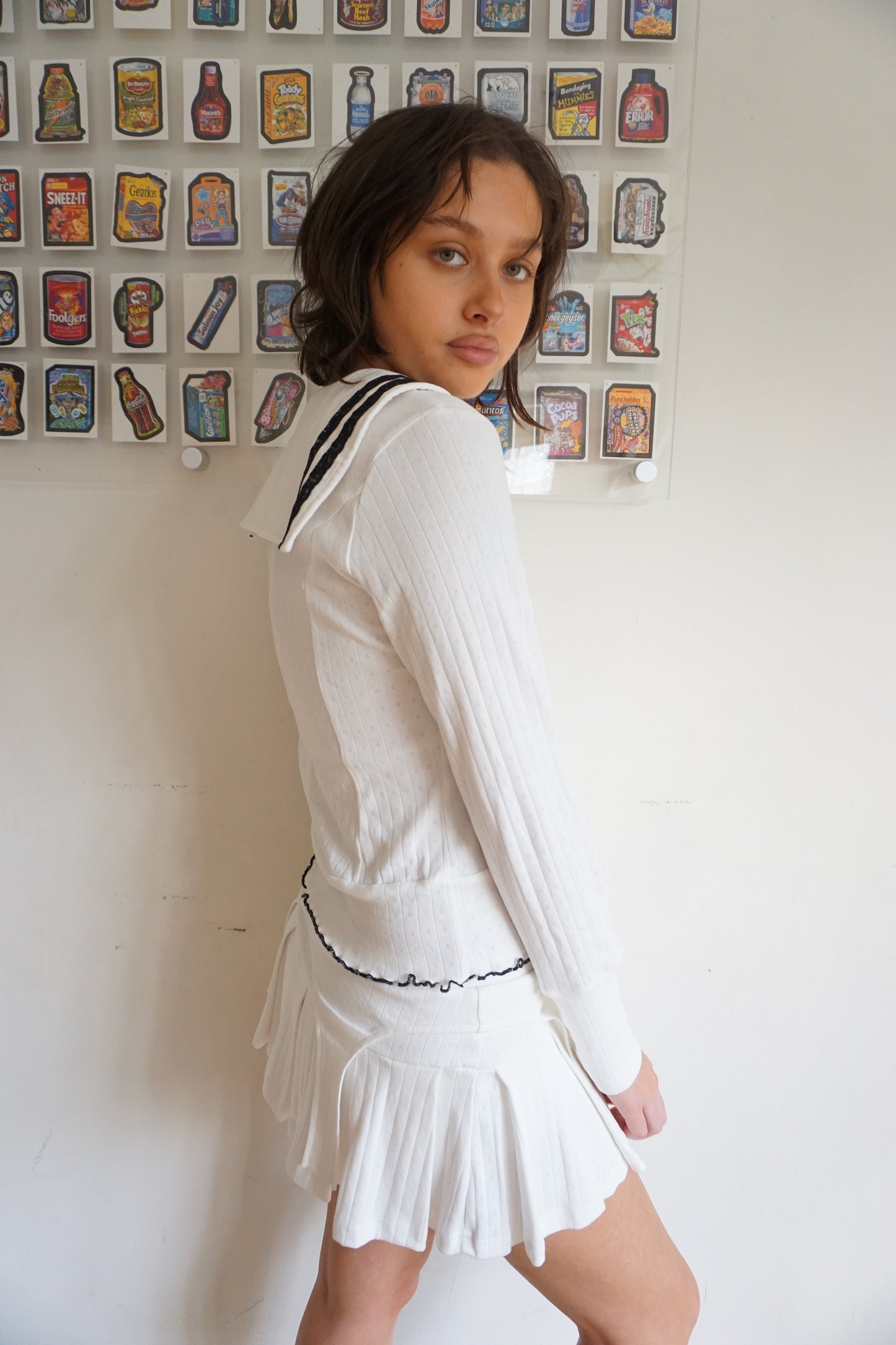 White Sailor Cardigan