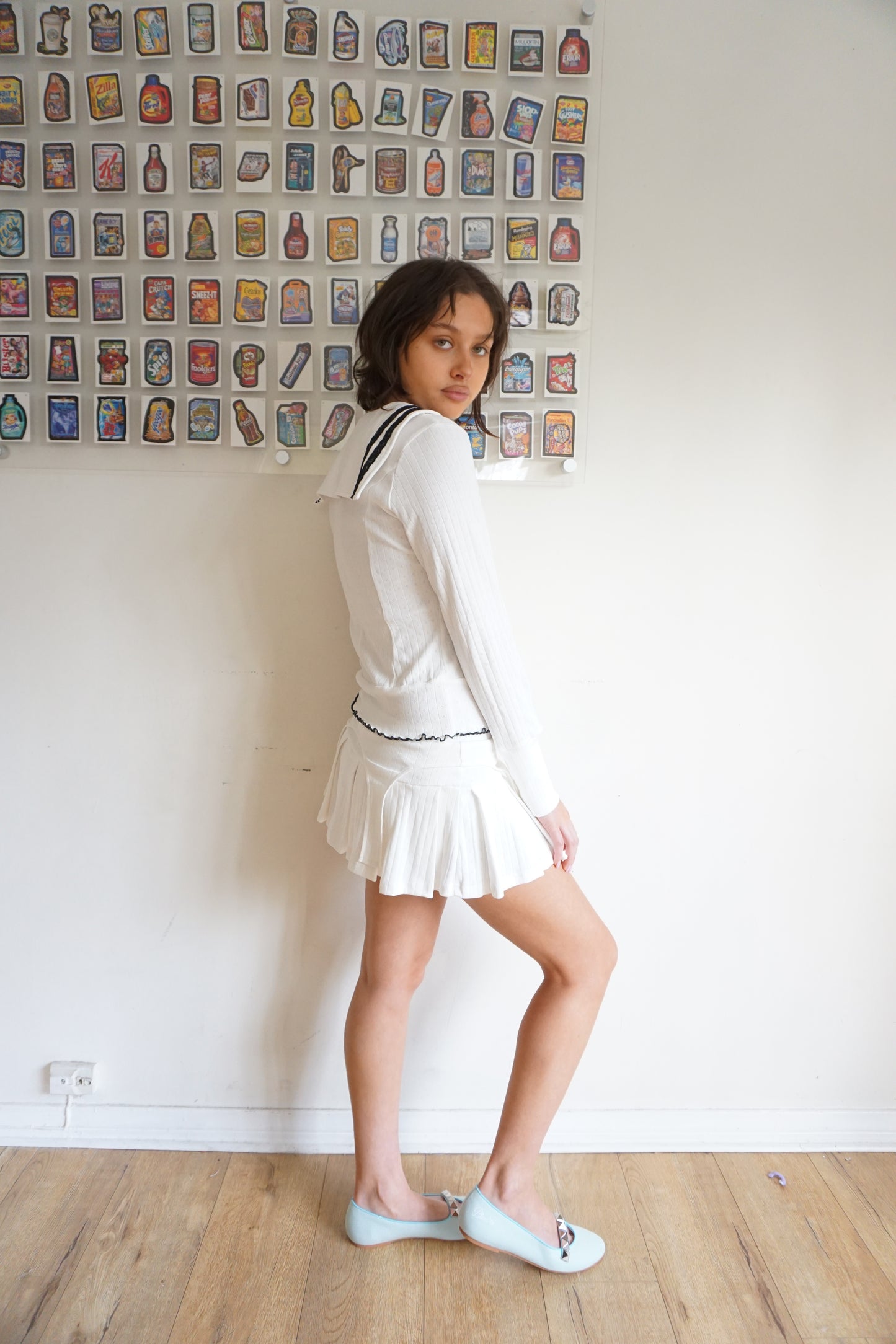 White Sailor Cardigan