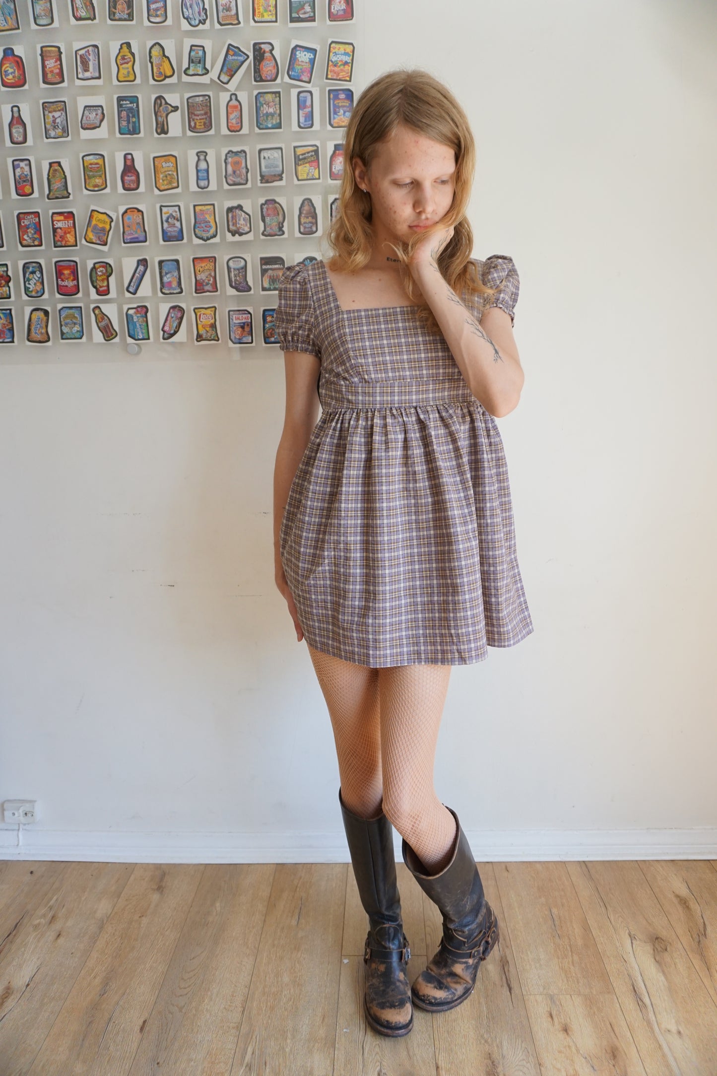 Fiona Plaid Dress