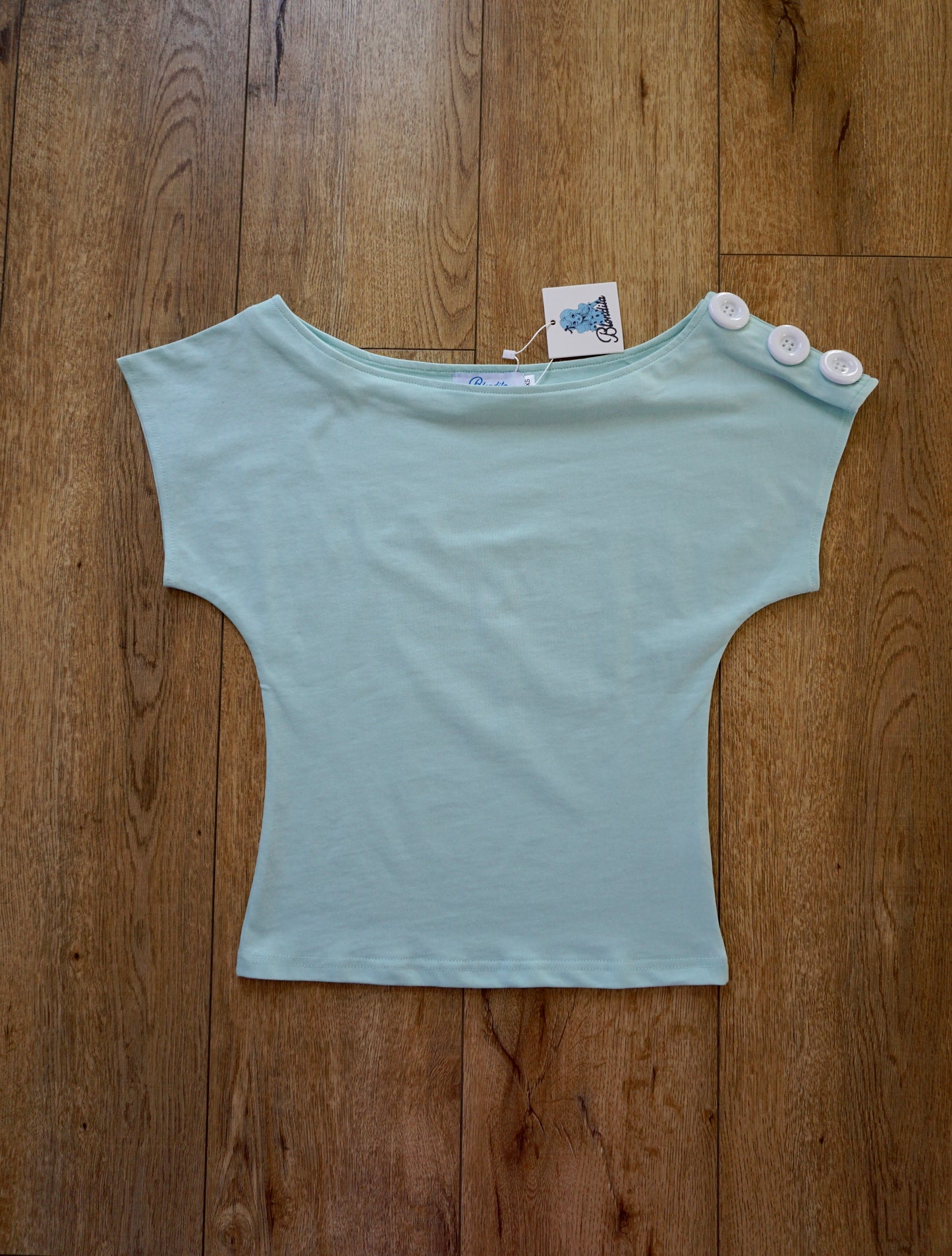 Coraline Top Aquamarine