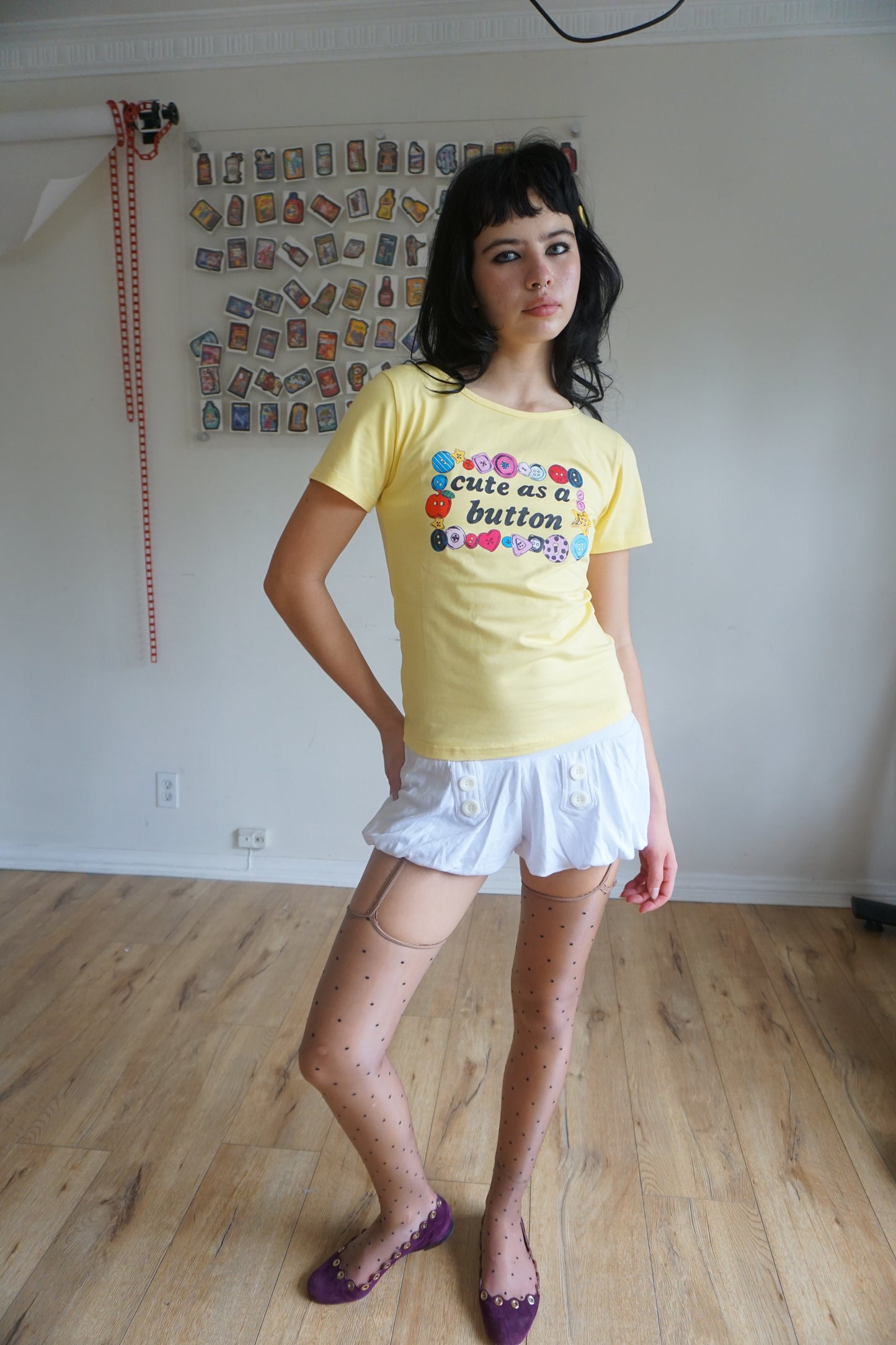 Cute As A Button Tee