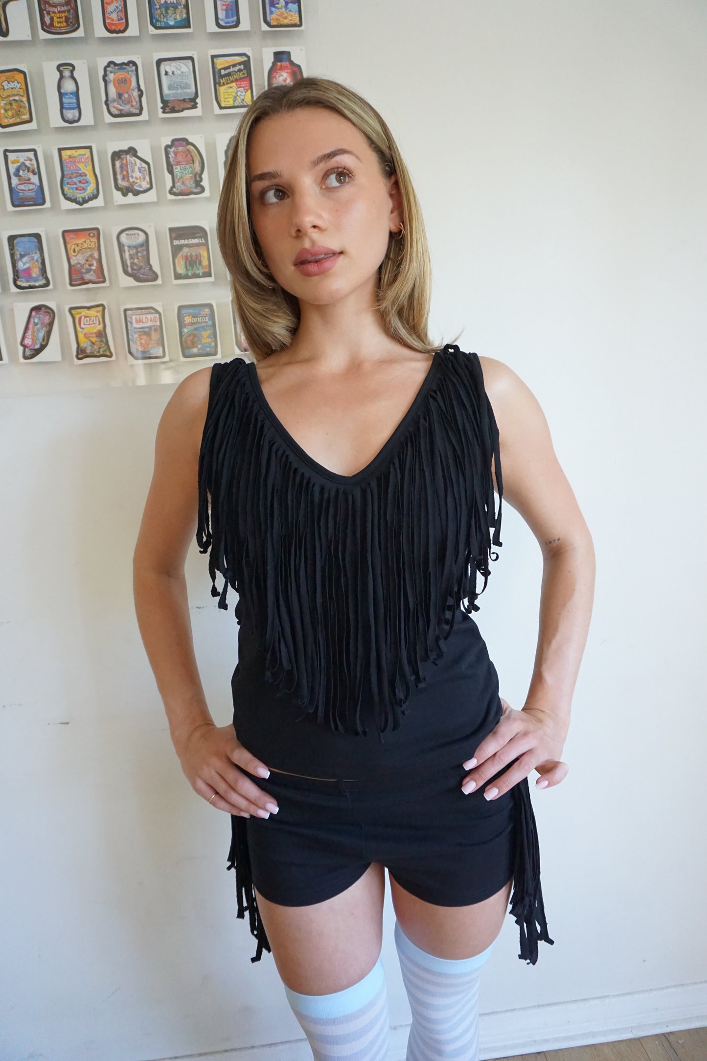 Fia Fringe Set Noir Bundle