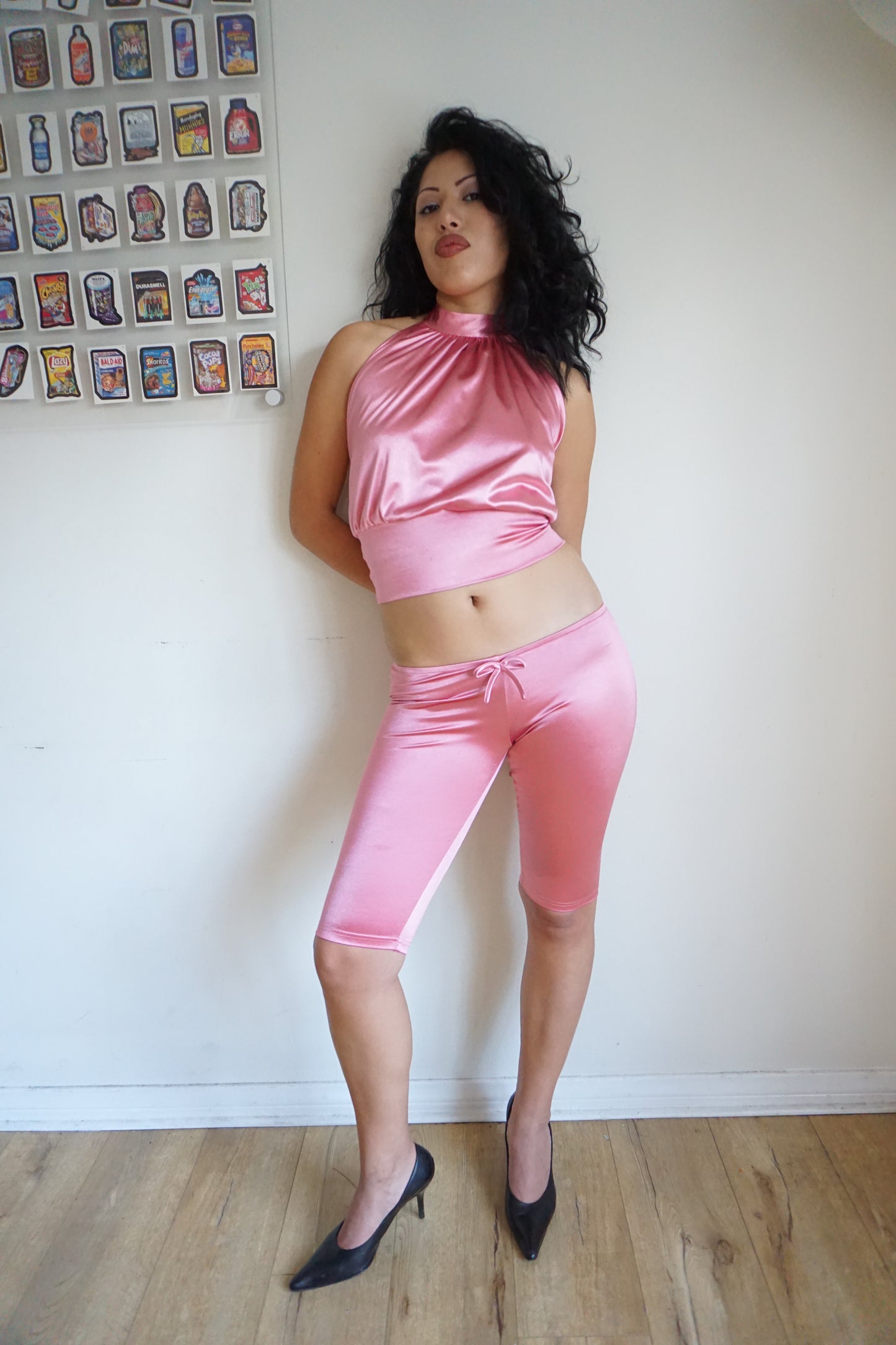 Stella Satin Capri
