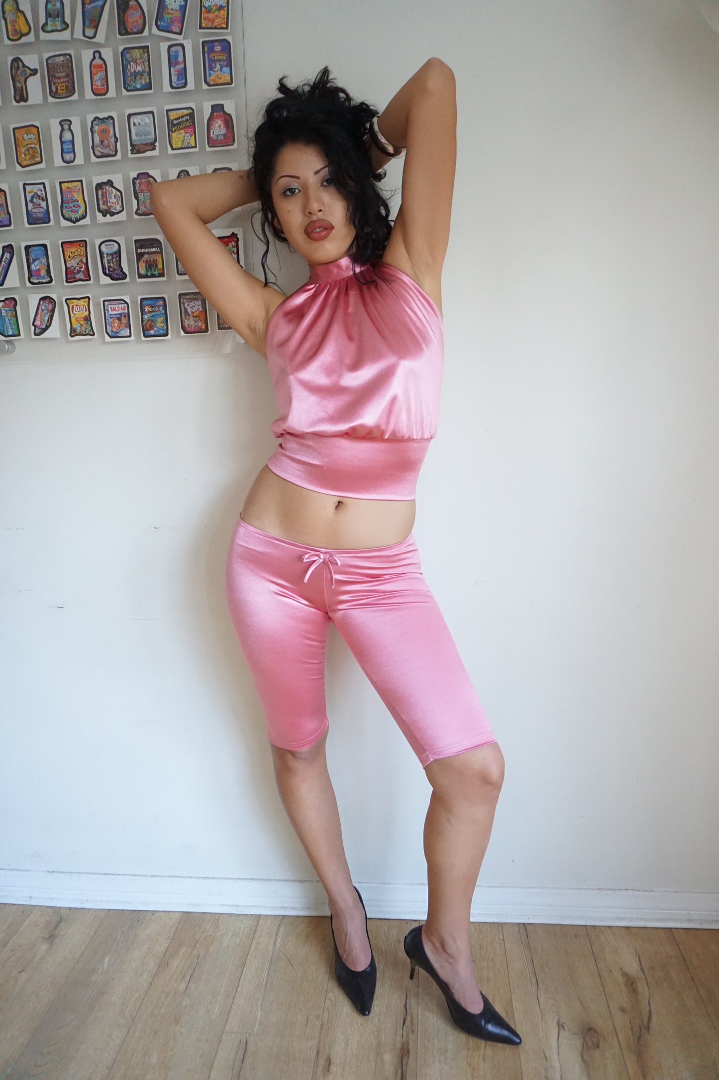 Stella Satin Capri