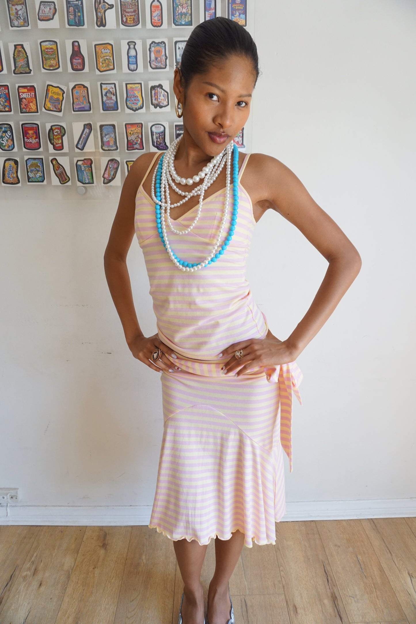 Pink Lemonade Tank & Whitney Midi Skirt Bundle