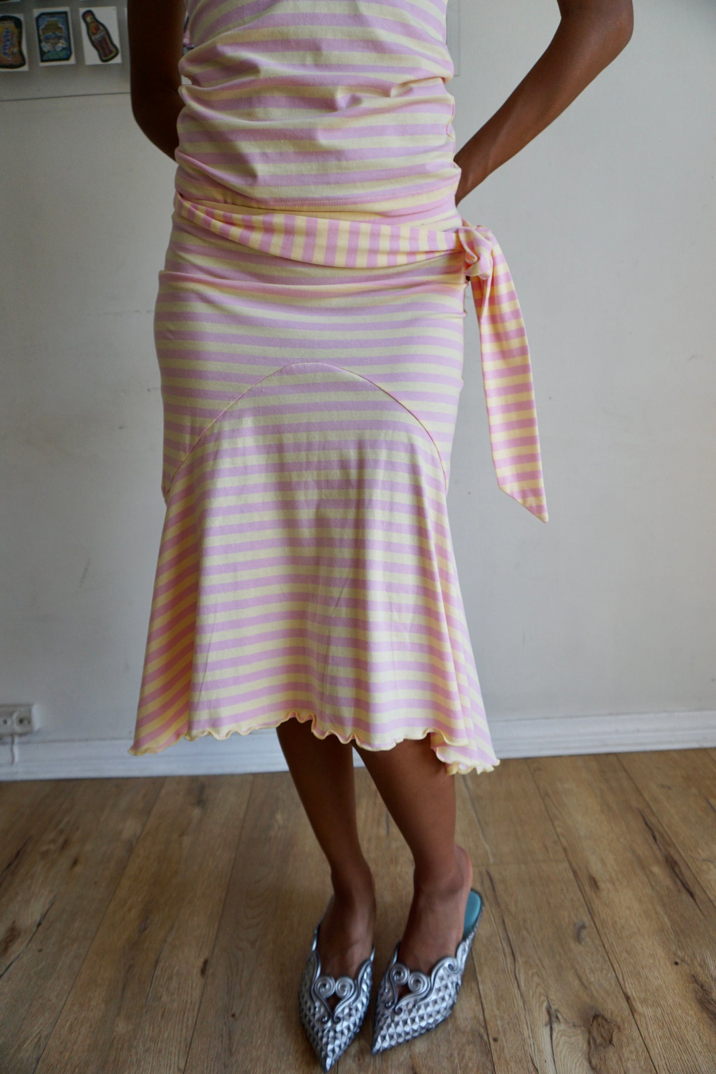 Pink Lemonade Tank & Whitney Midi Skirt Bundle