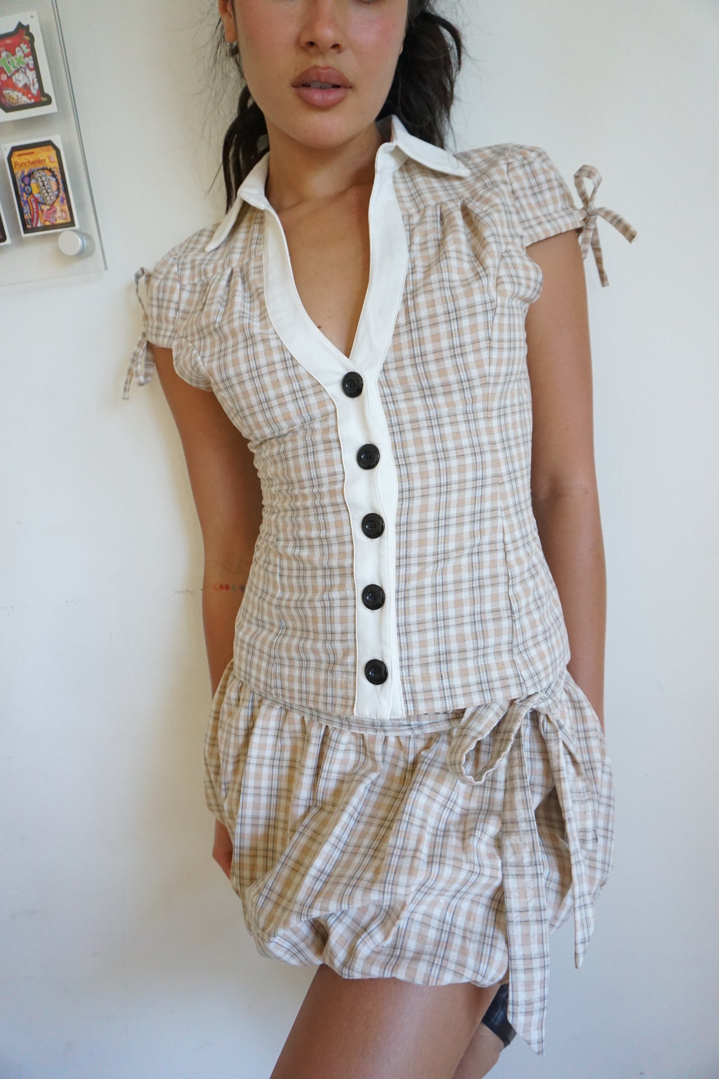 Blondita Plaid Button Down