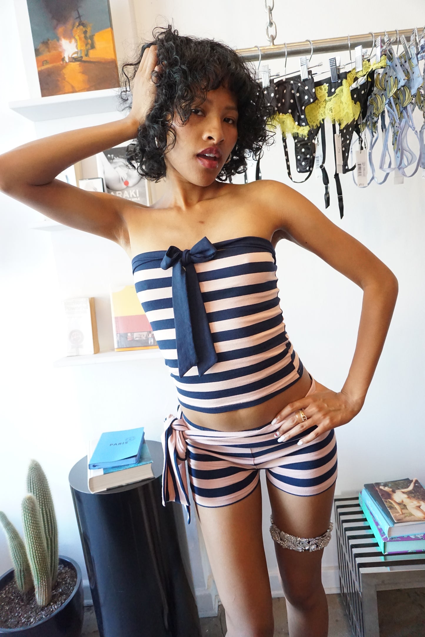 The Mia Set | Tube Top & Shorts Set