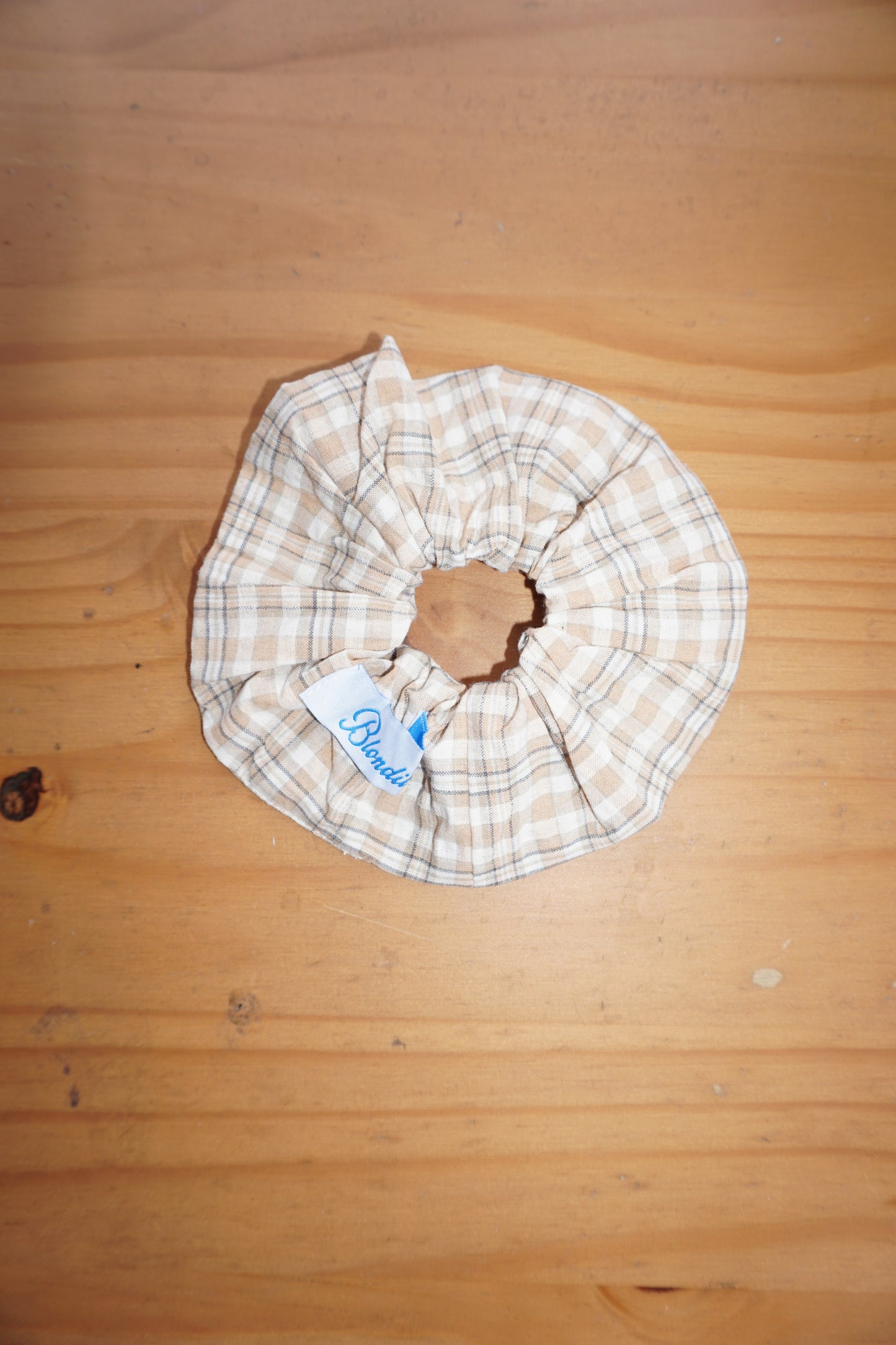 Plaid Scrunchie