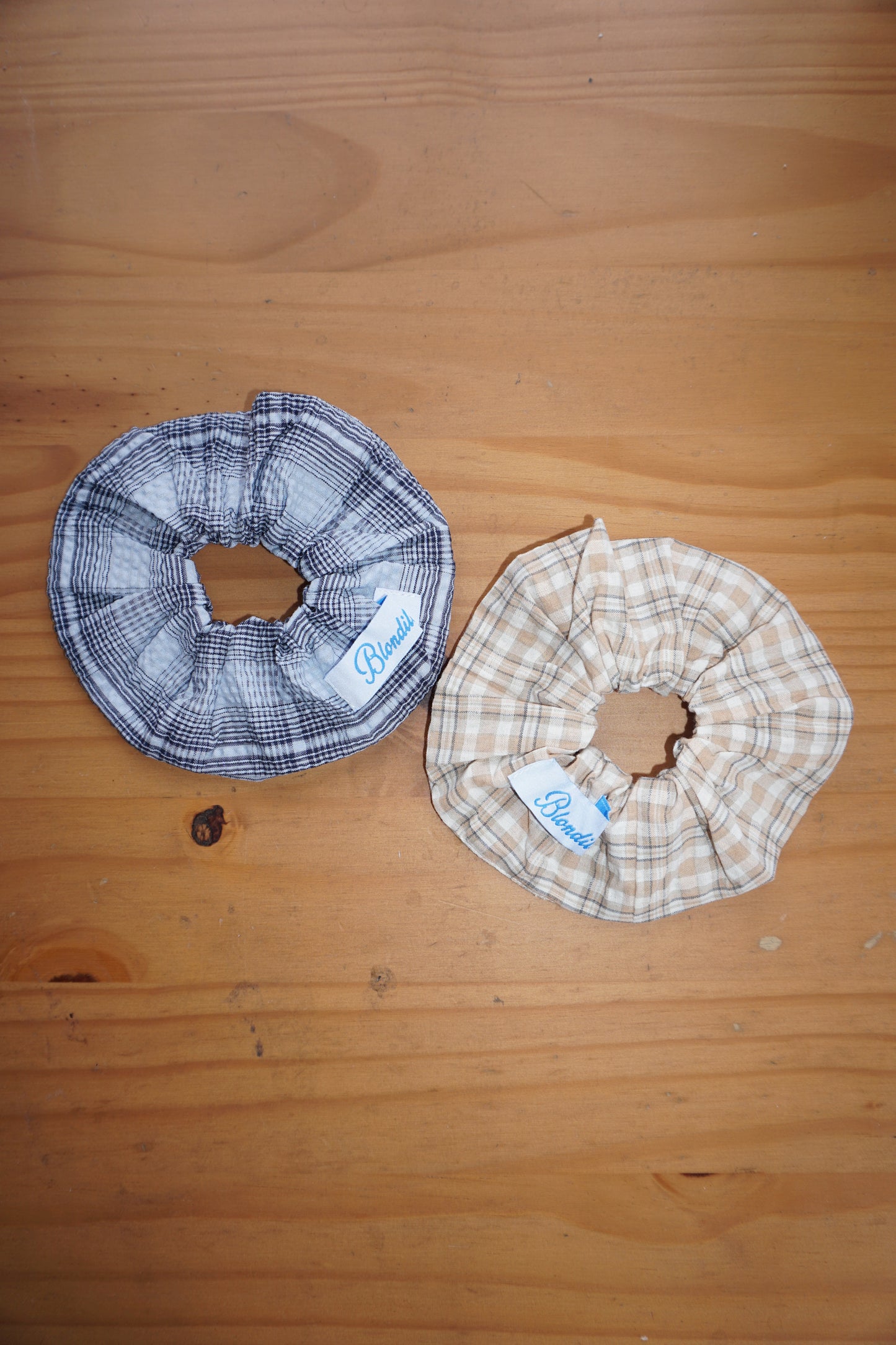 Plaid Scrunchie