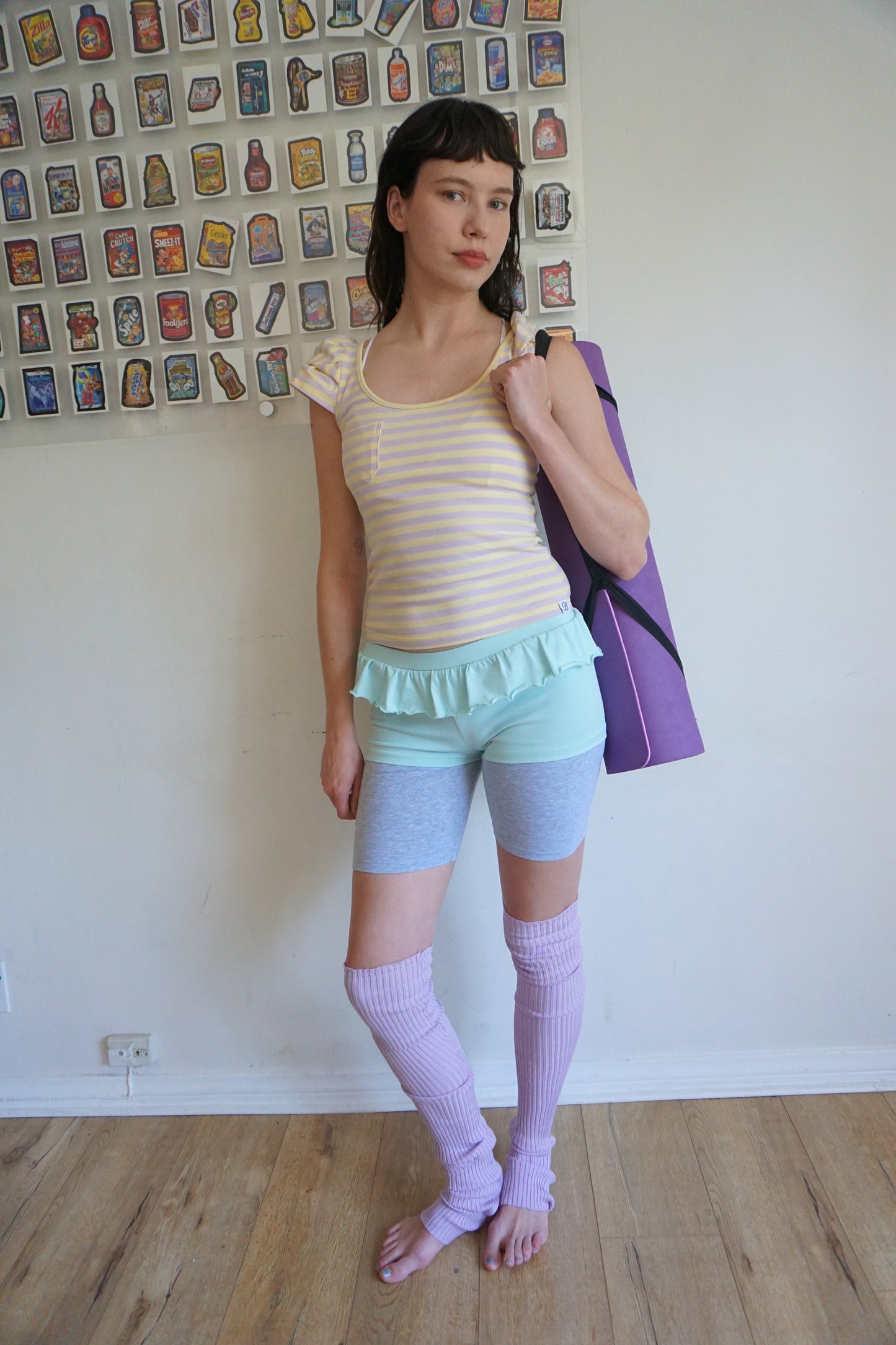 Aquamarine Ruffle Shorts