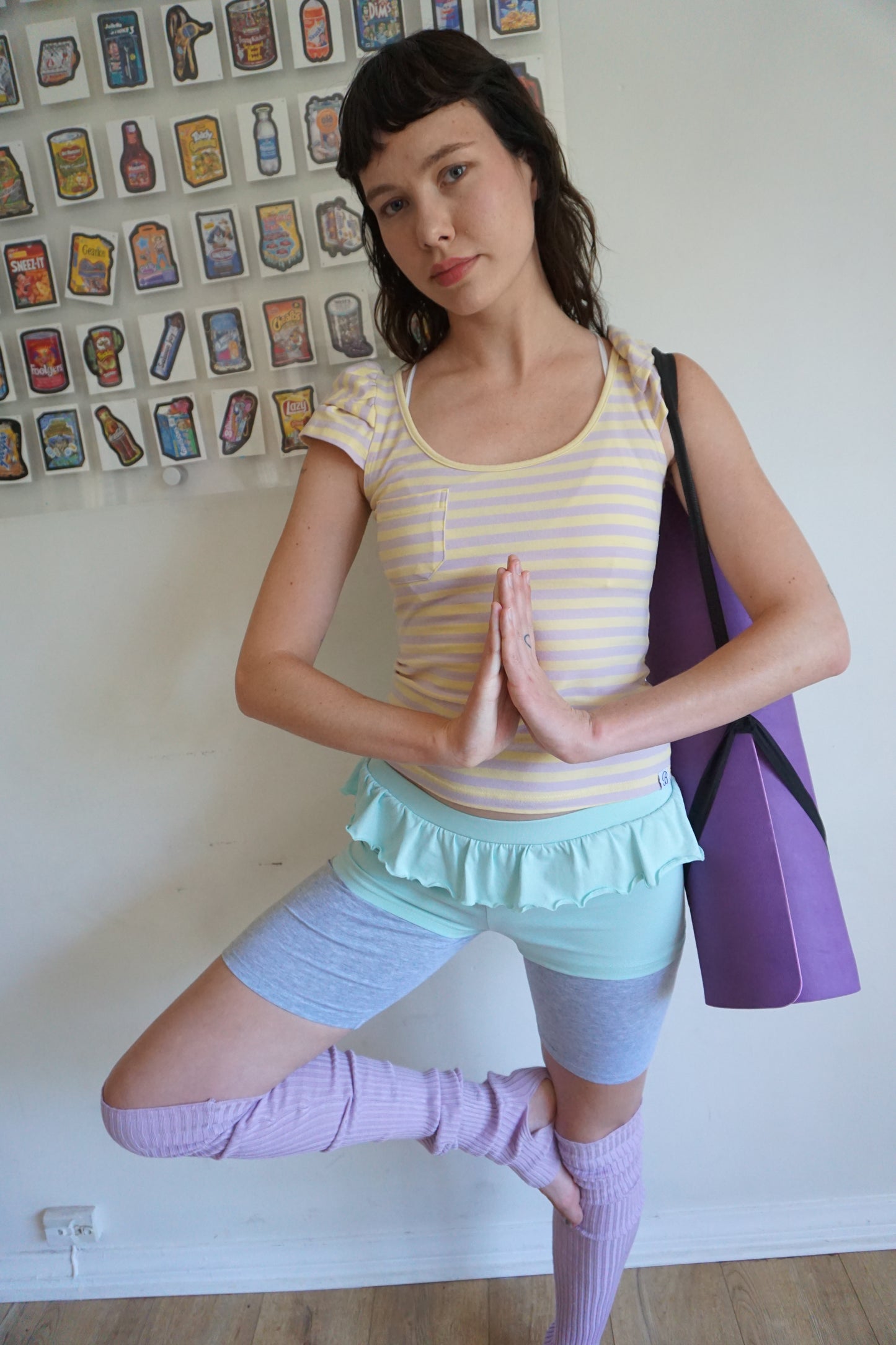 Aquamarine Ruffle Shorts