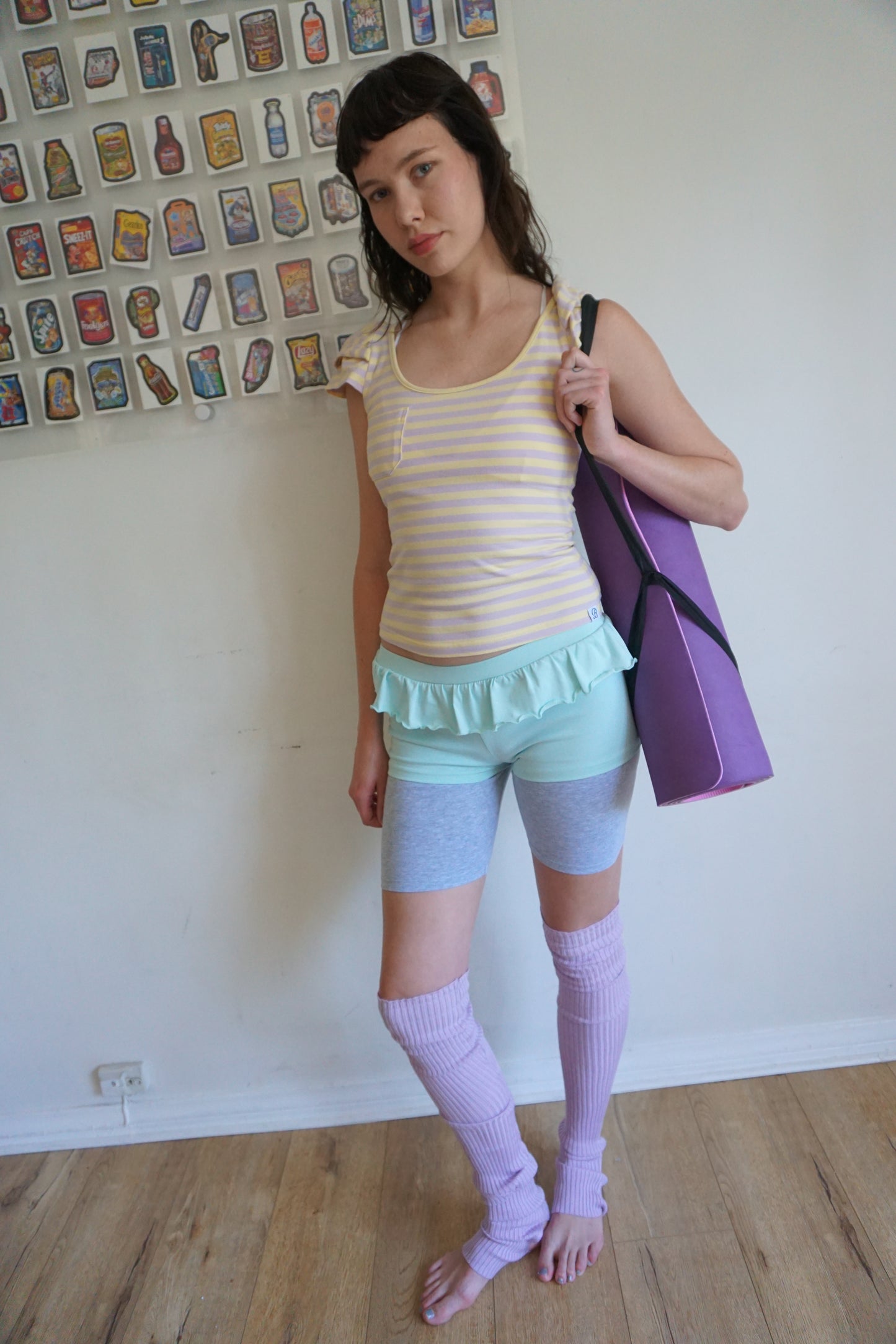 Aquamarine Ruffle Shorts