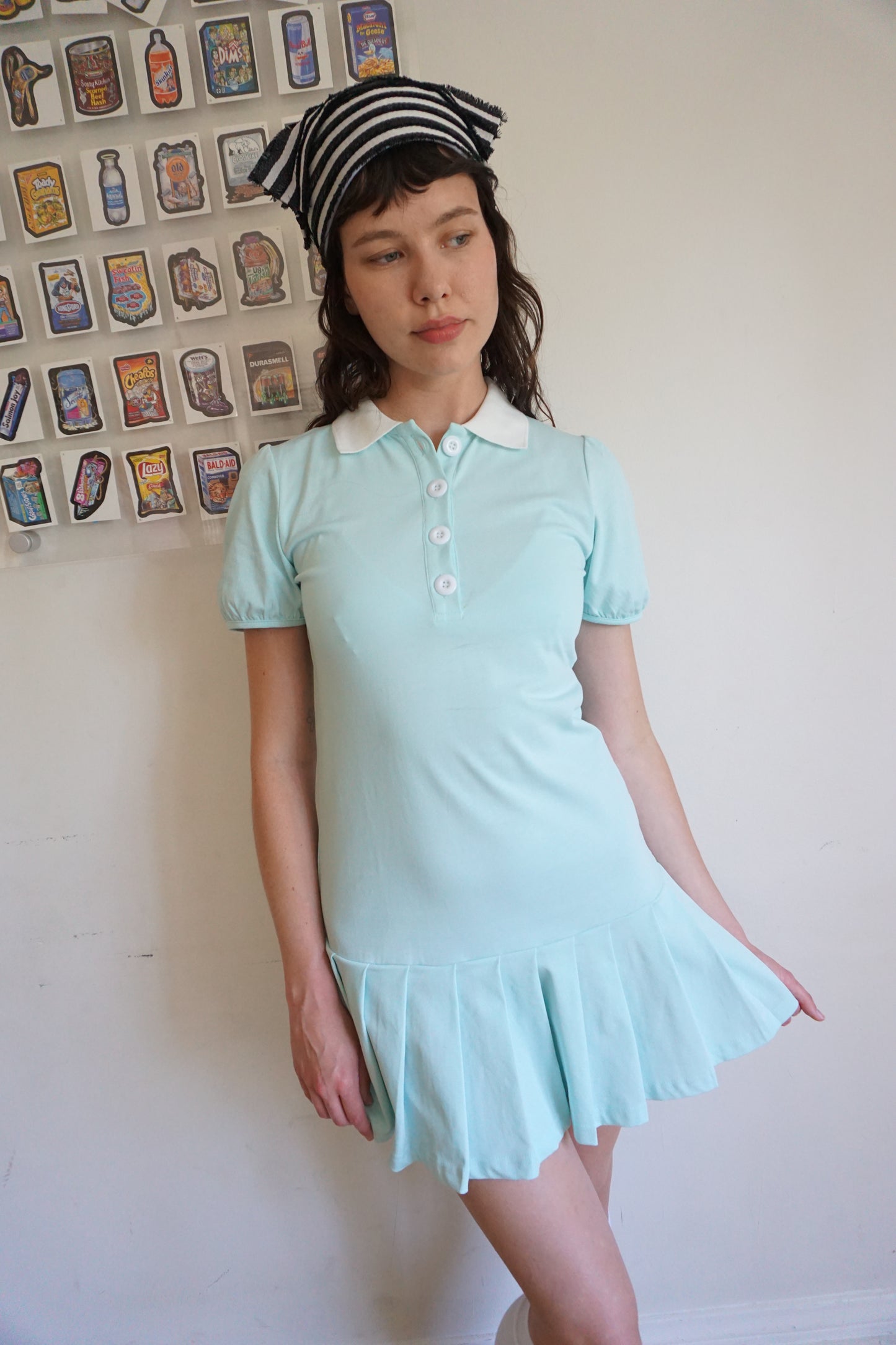 Kelsey Polo Dress Aquamarine