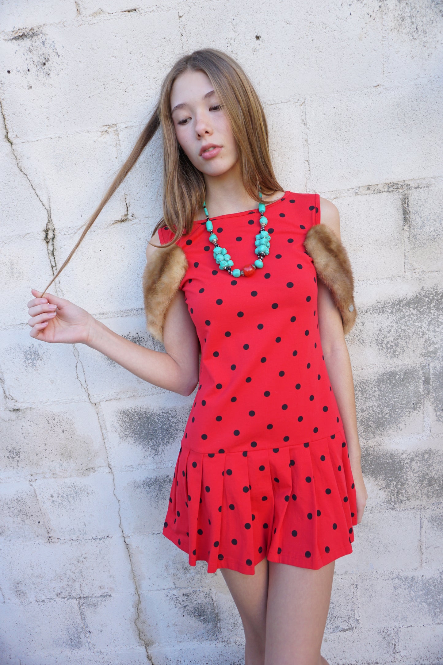 Lola Ladybug Dress + Scrunchie Bundle