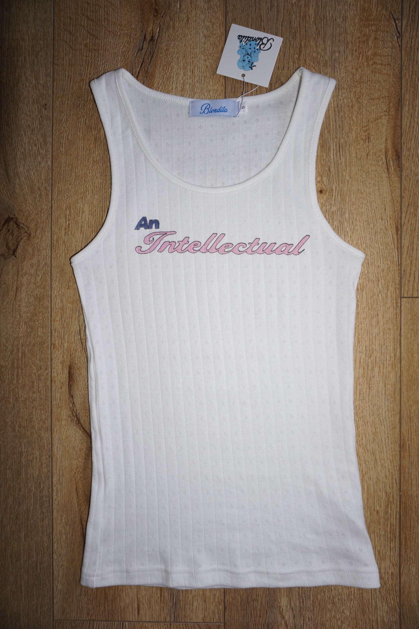 An Intellectual Pointelle Tank