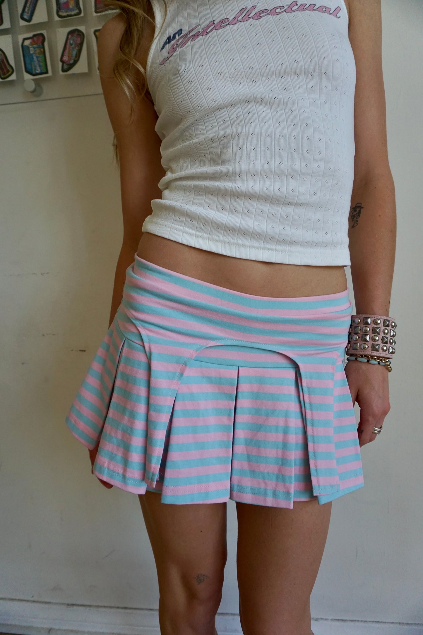 Cotton Candy Garter Skort
