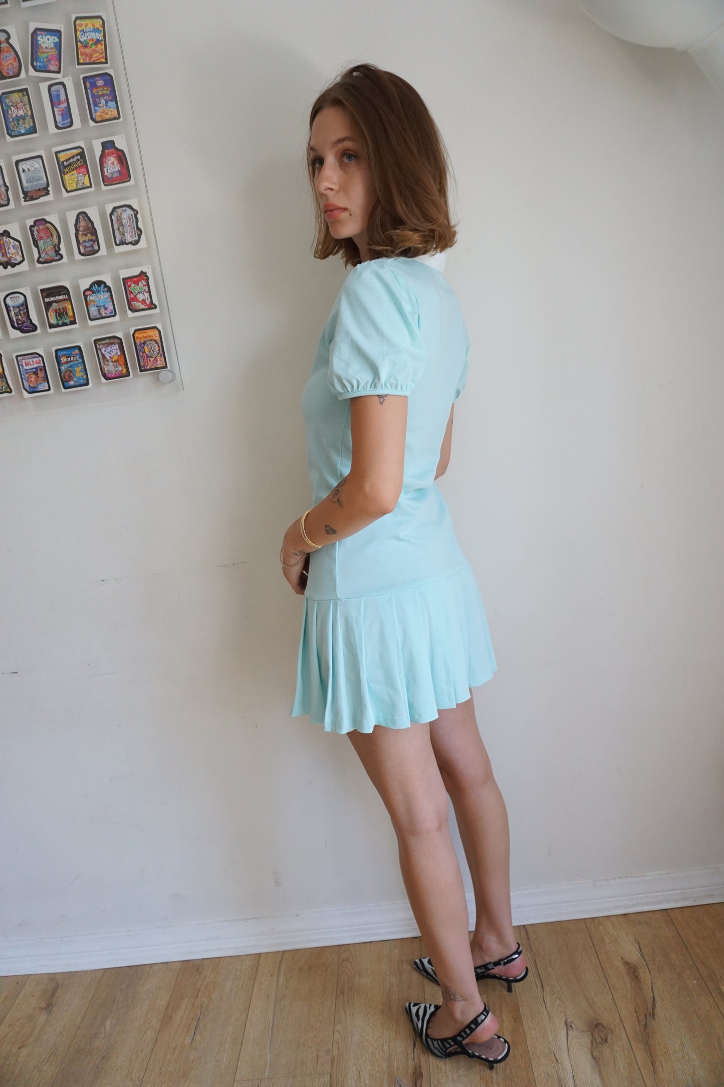 Kelsey Polo Dress Aquamarine
