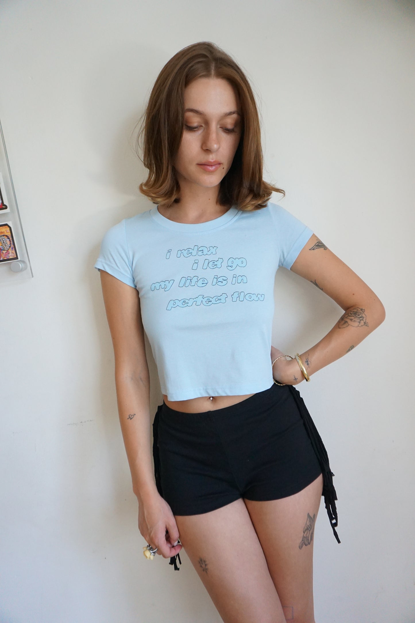 Relax Let Go Baby Tee