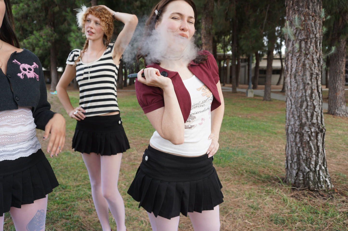 Essential Black Skort