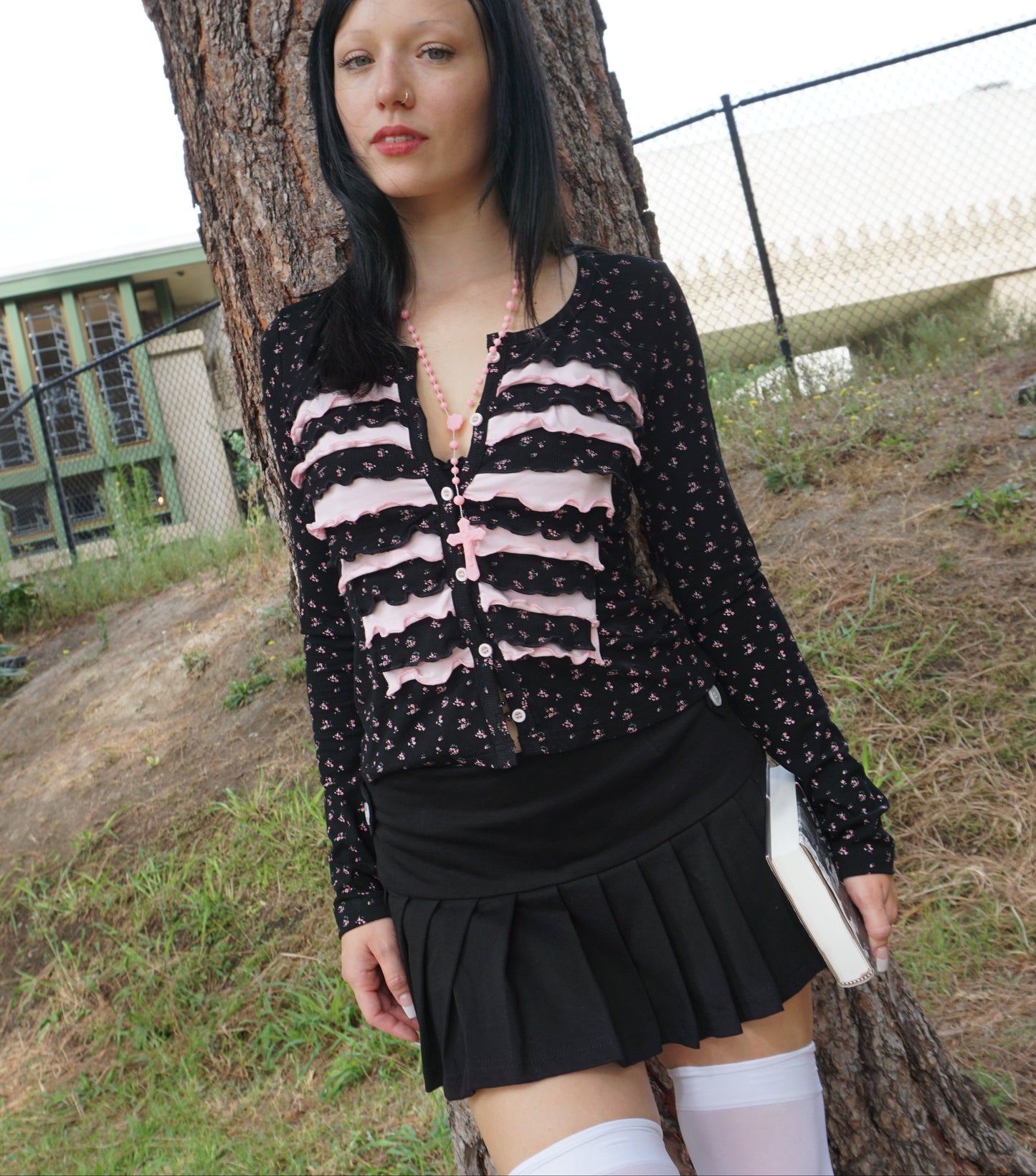Essential Black Skort