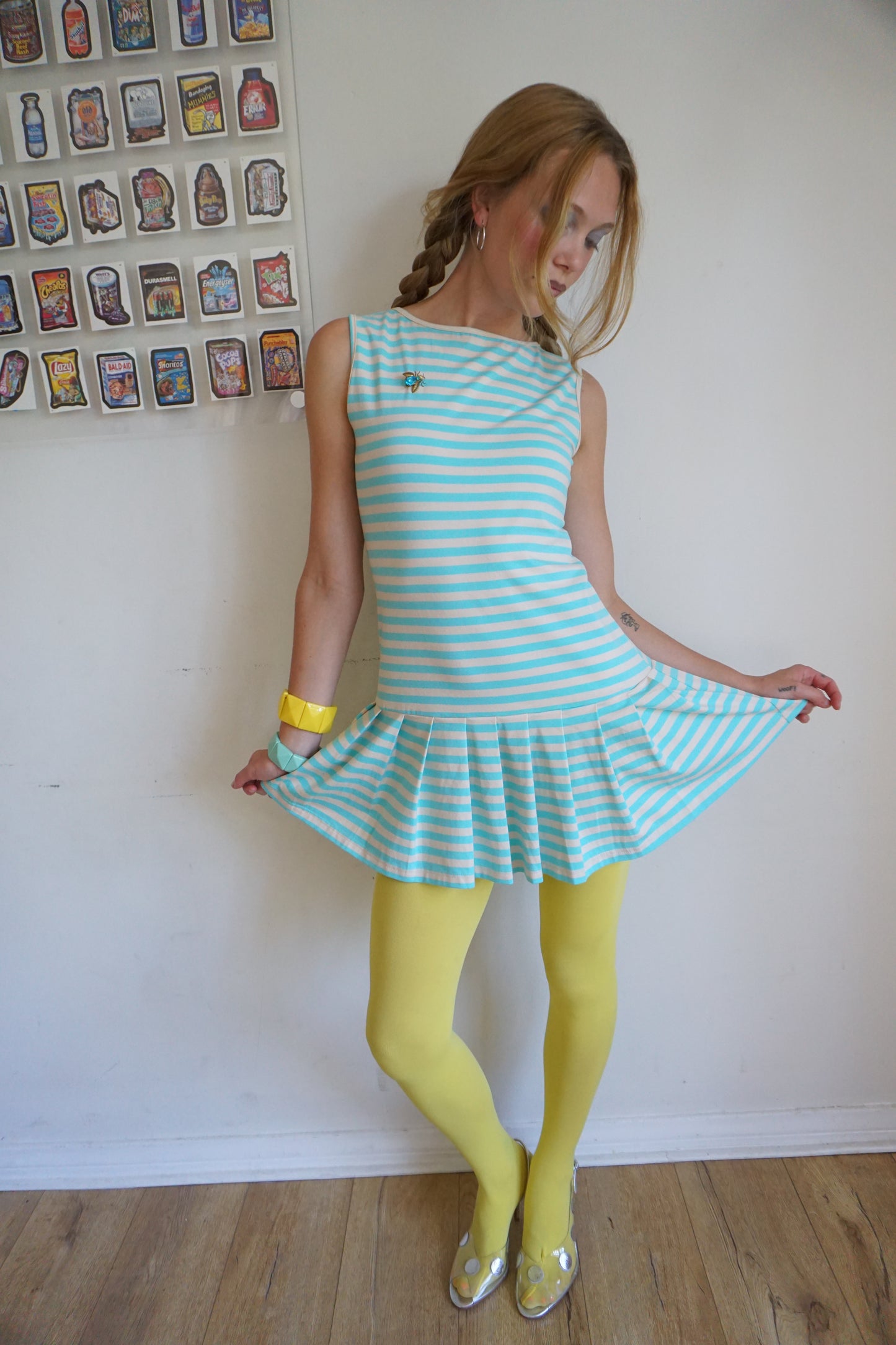Blue & Cream Dream Dress 1/1