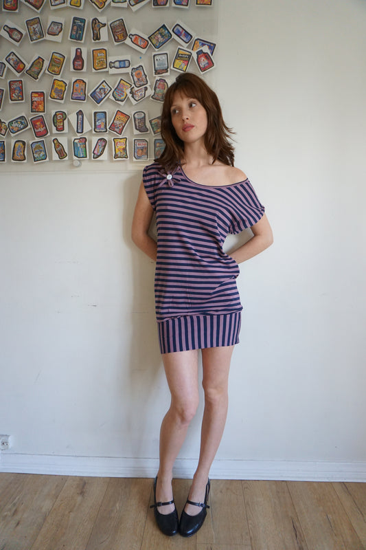 Flower Stripe Dress