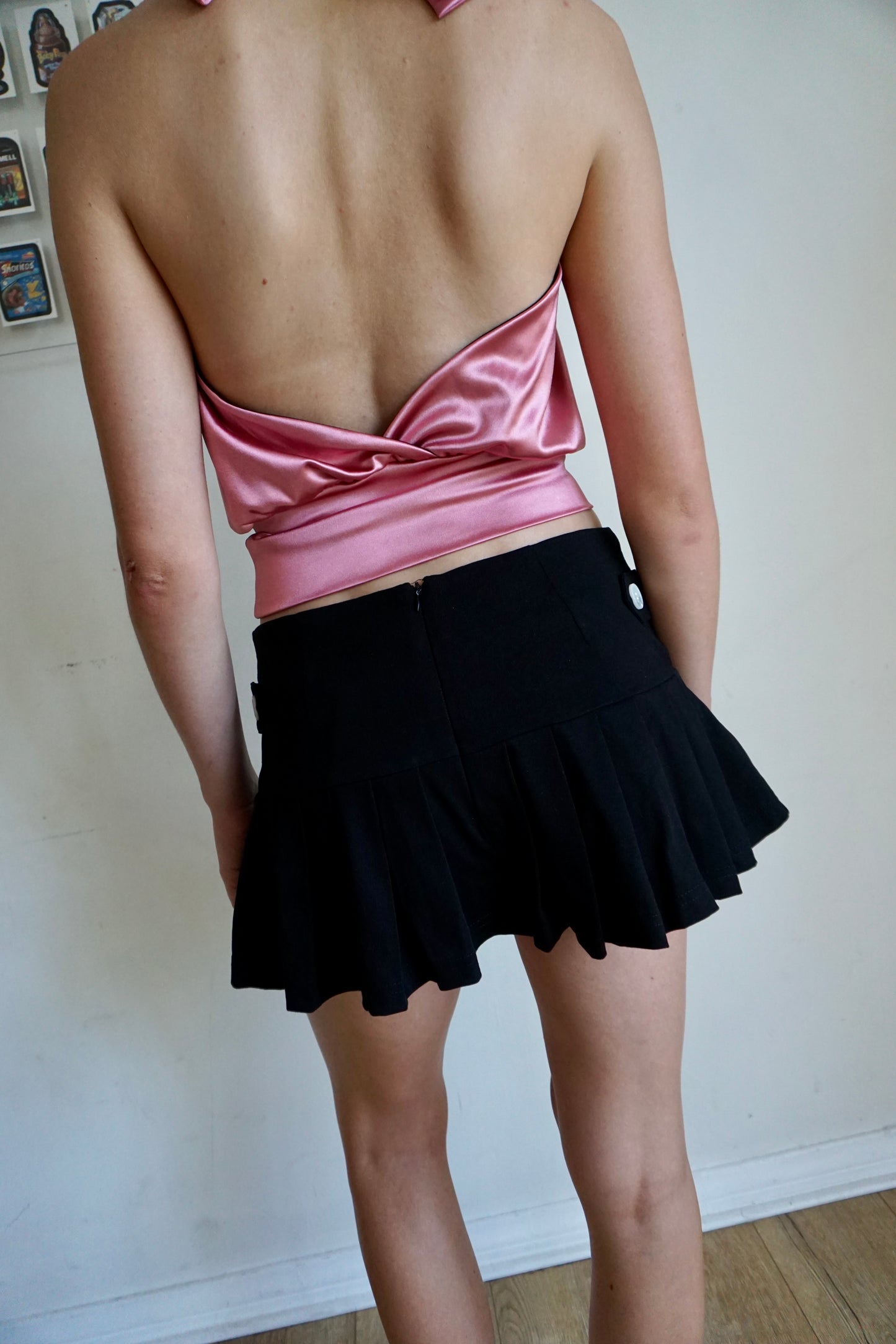 Essential Black Skort