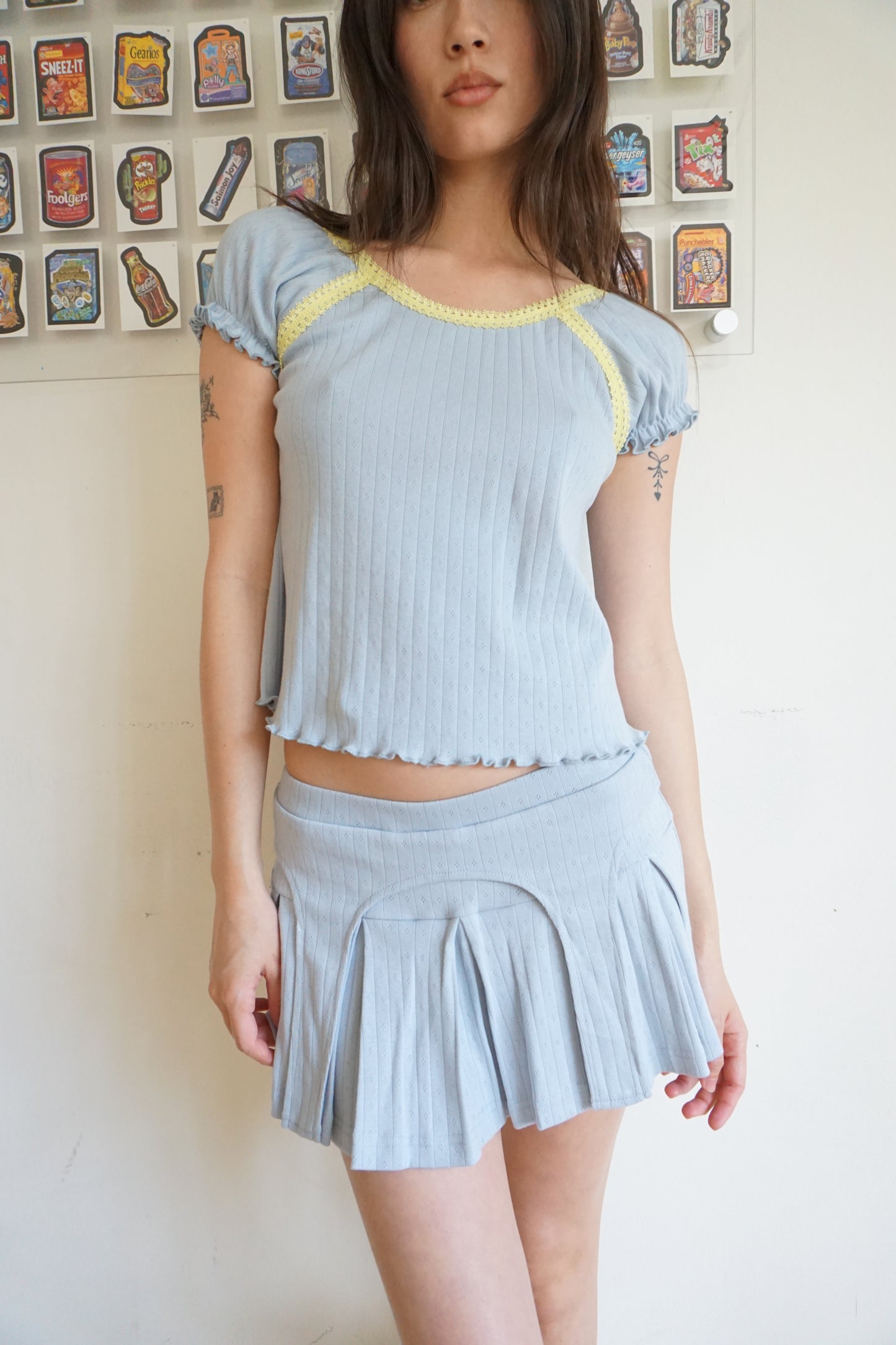 Billie Blue Pointelle Set Bundle