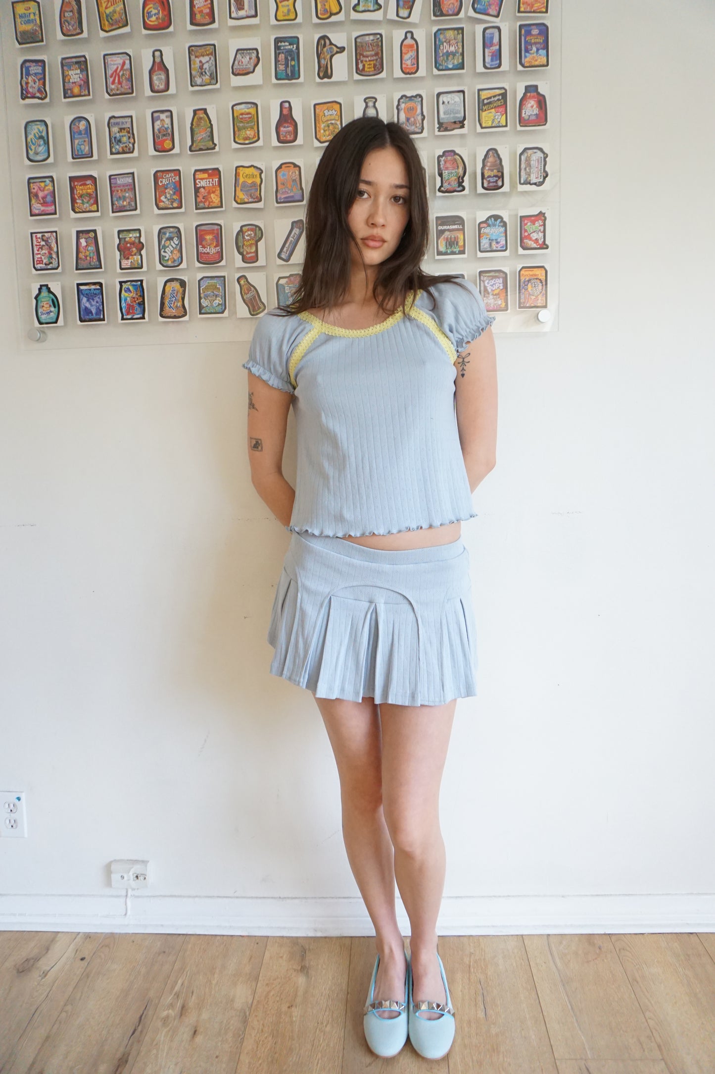 Billie Blue Pointelle Set Bundle