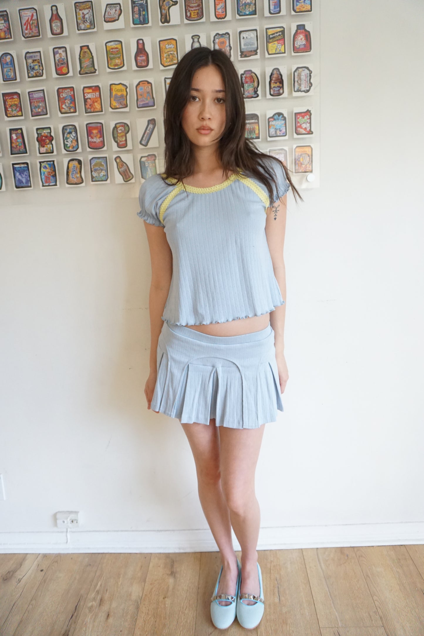 Billie Blue Pointelle Set Bundle