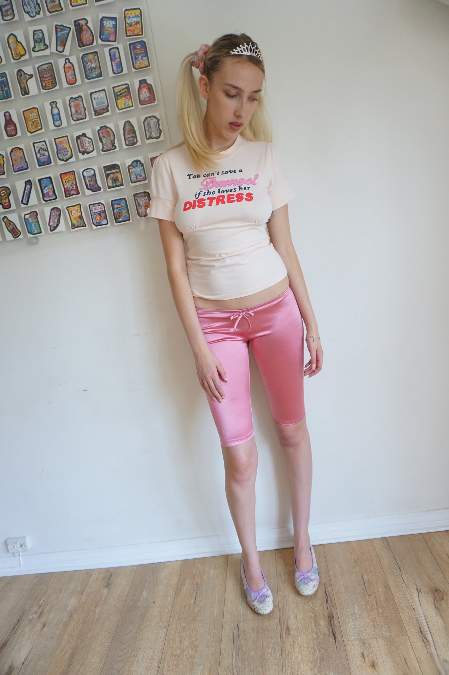 Stella Satin Capri