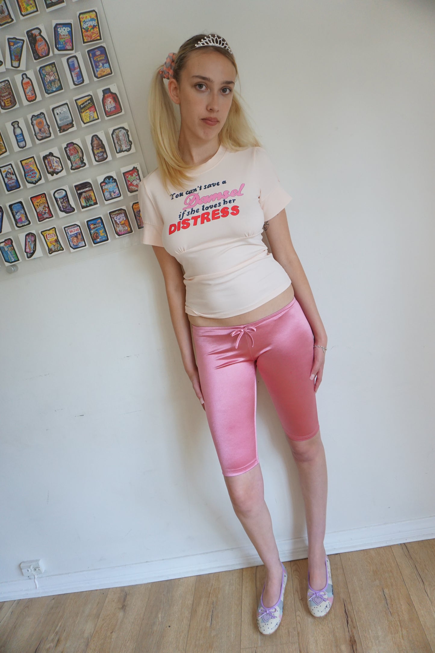 Stella Satin Capri