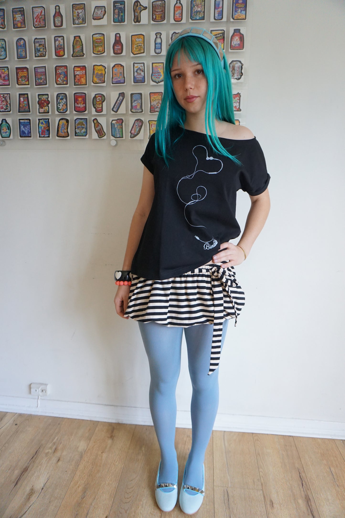 Suzy Stripe Bubble Skirt