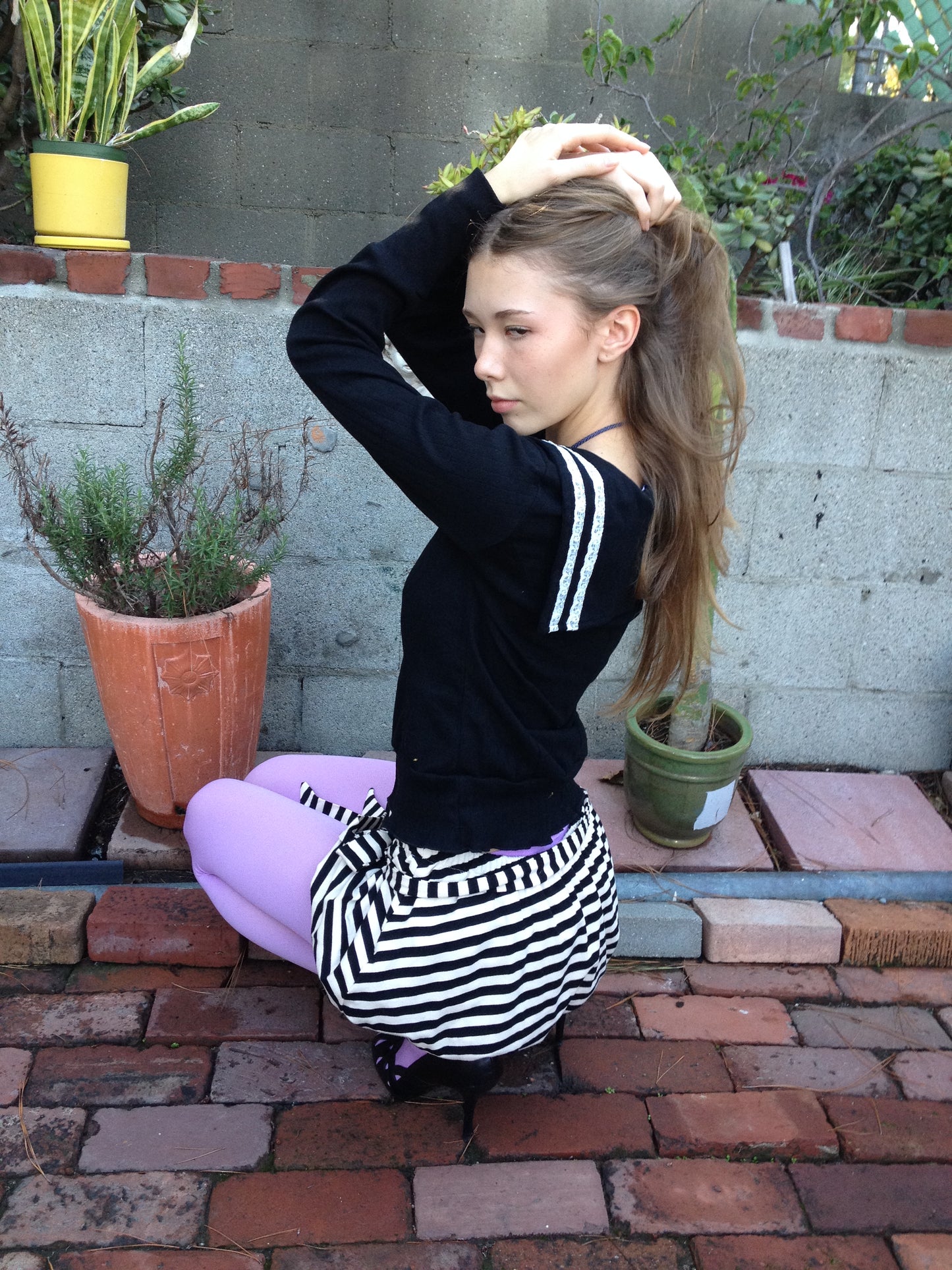 Suzy Stripe Bubble Skirt