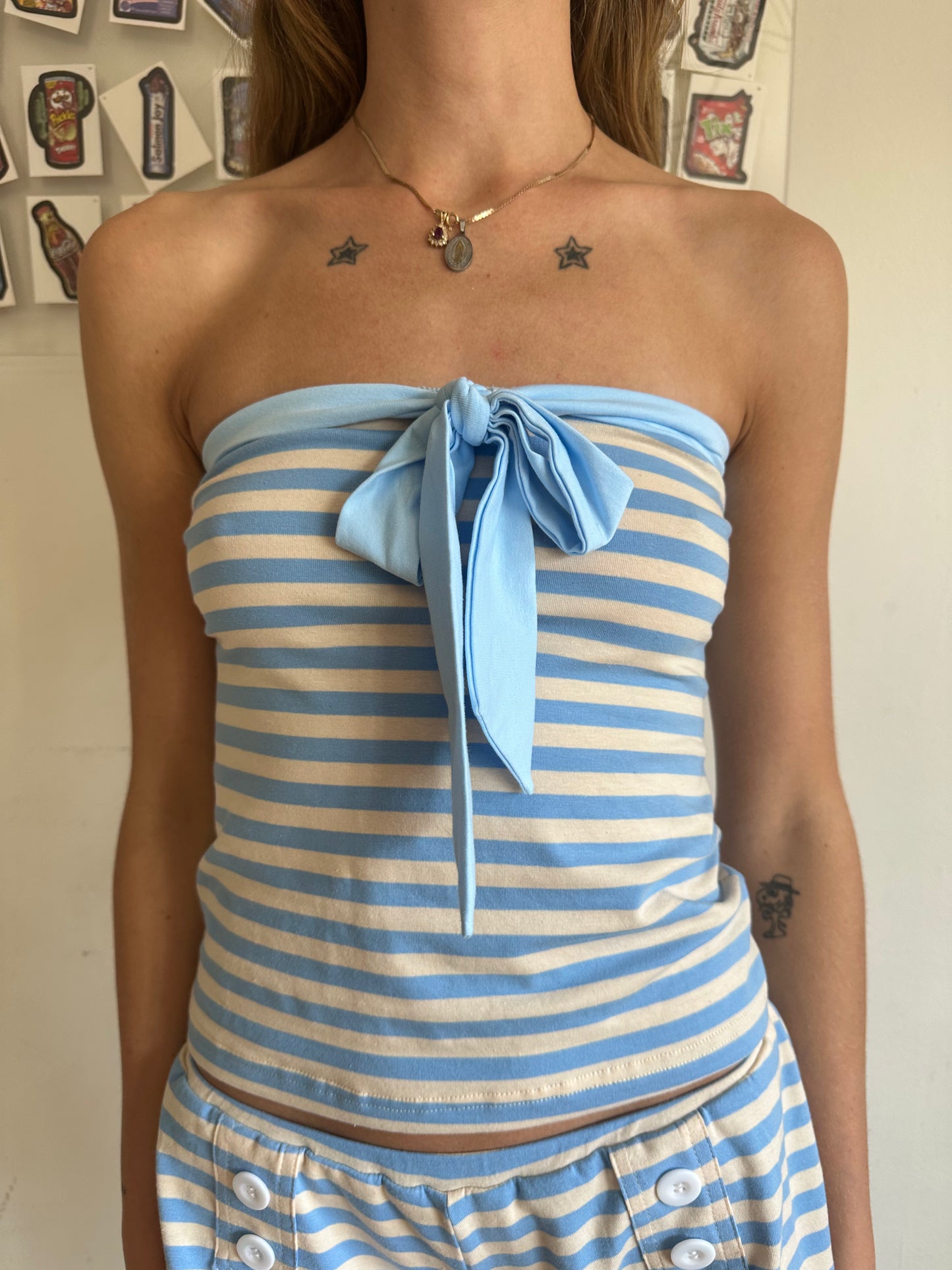 Polly Sailor Tube Top